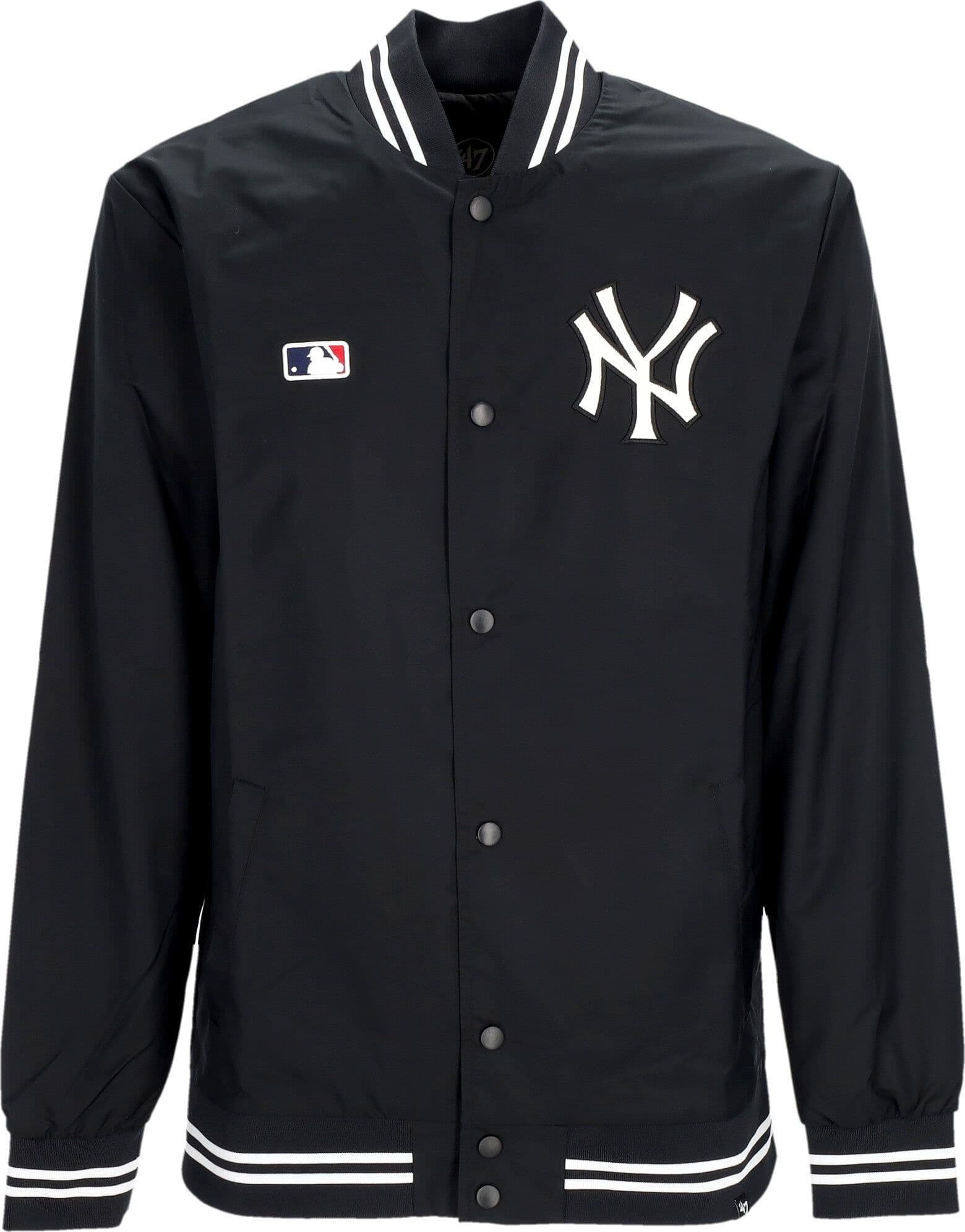 47 BRAND Giubbotto College Uomo Mlb Regent Jacket Neyyan Jet Black – giacca