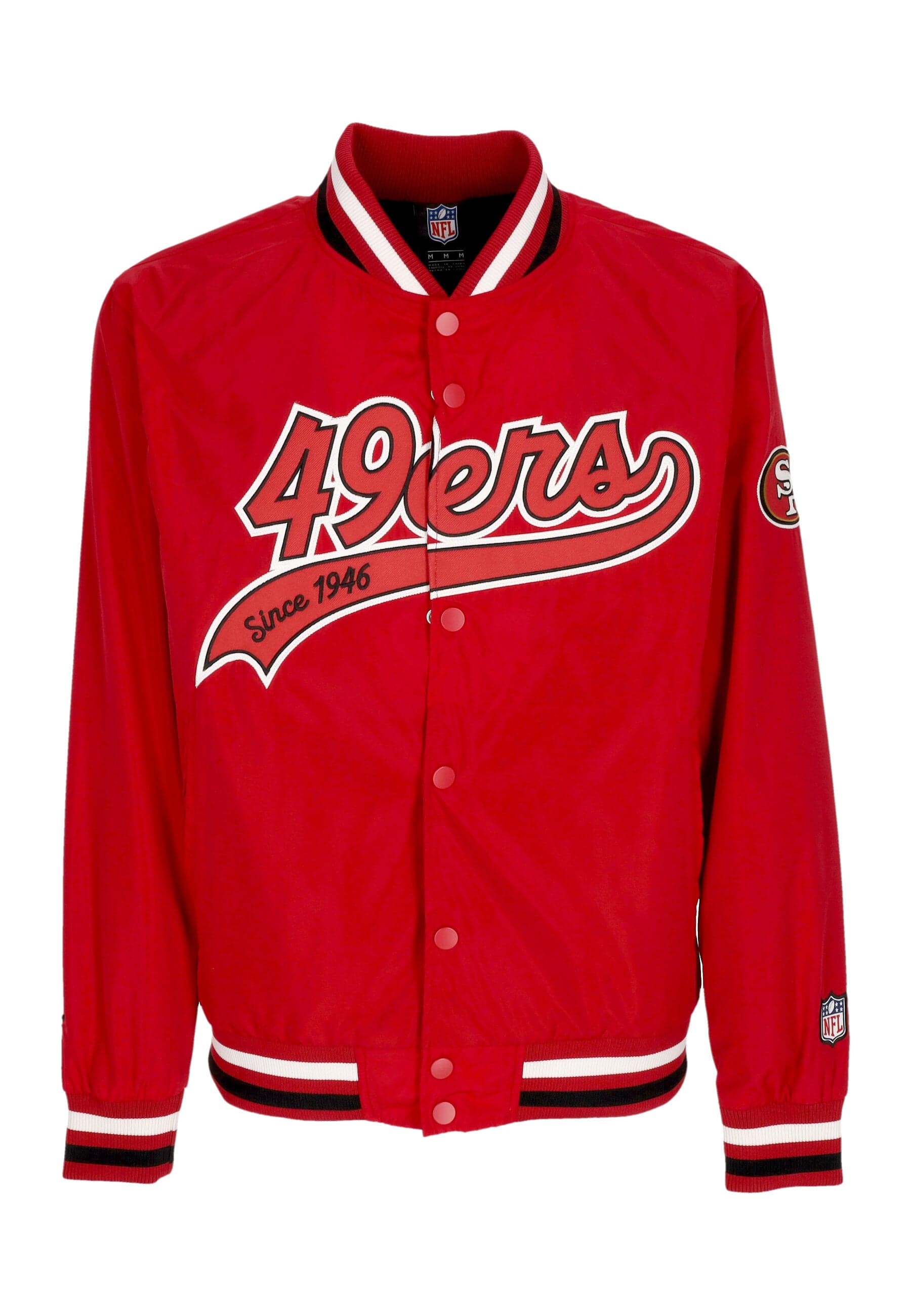 FANATICS BRANDED Giubbotto Bomber Uomo Nfl Sateen Jacket Saf49e Original Team Colors - 5
