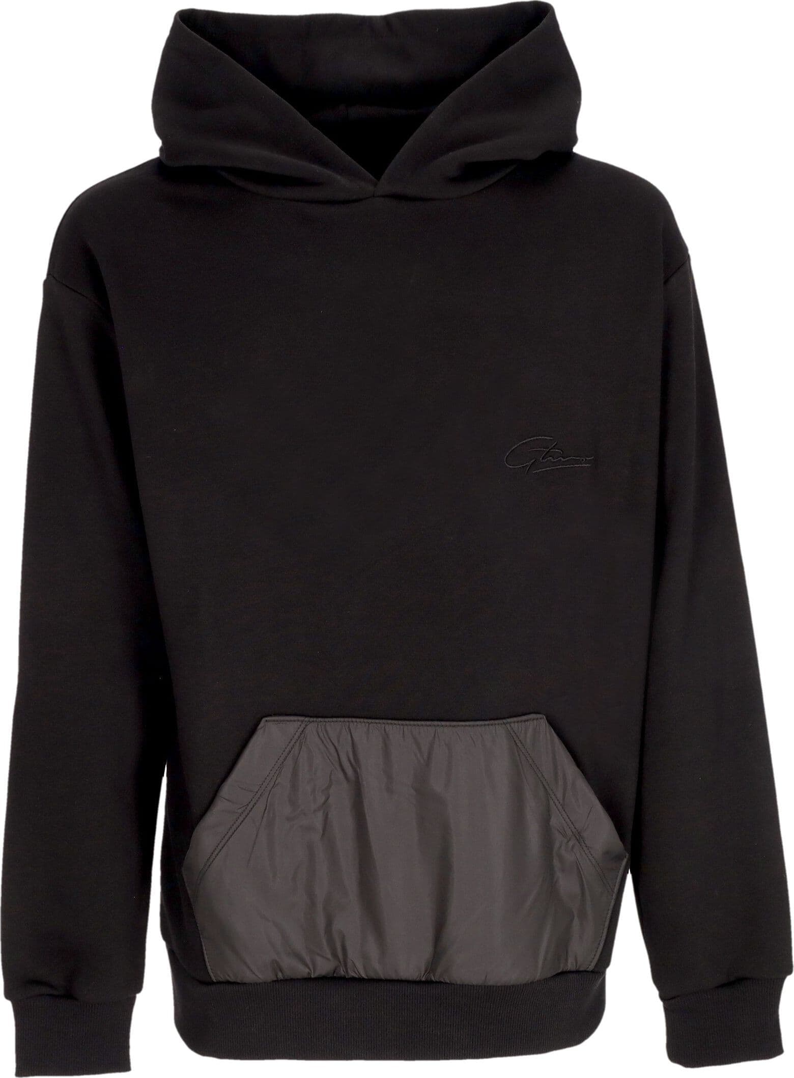 GTWO Felpa Leggera Cappuccio Uomo Hoodie Black – giacca