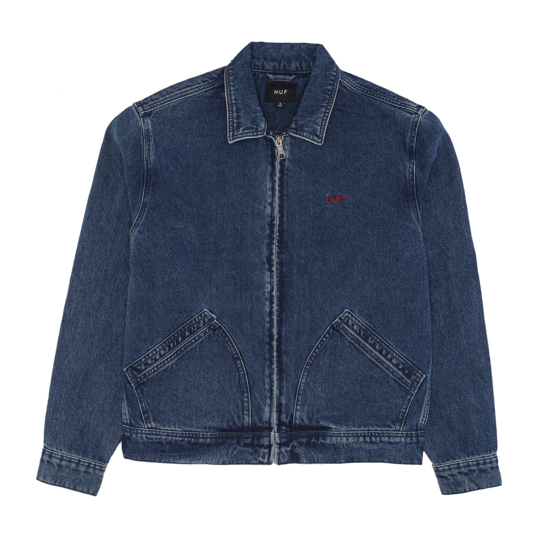 HUF Giacca Workwear Uomo Beware Work Jacket Blue - 4
