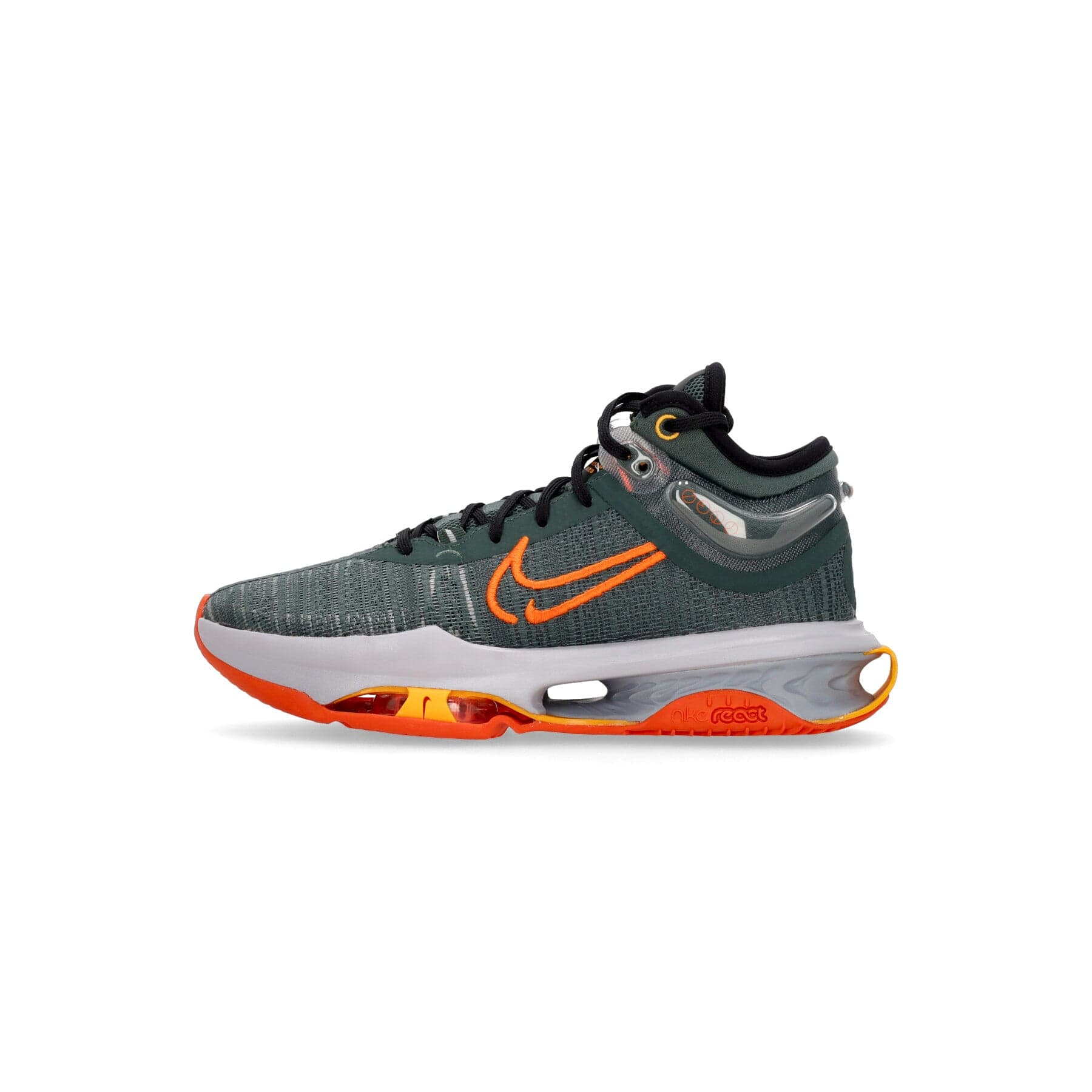 NIKE NBA Scarpa Basket Uomo Air Zoom G.t. Jump 2 Vintage Green/safety Orange/black/fir - 8