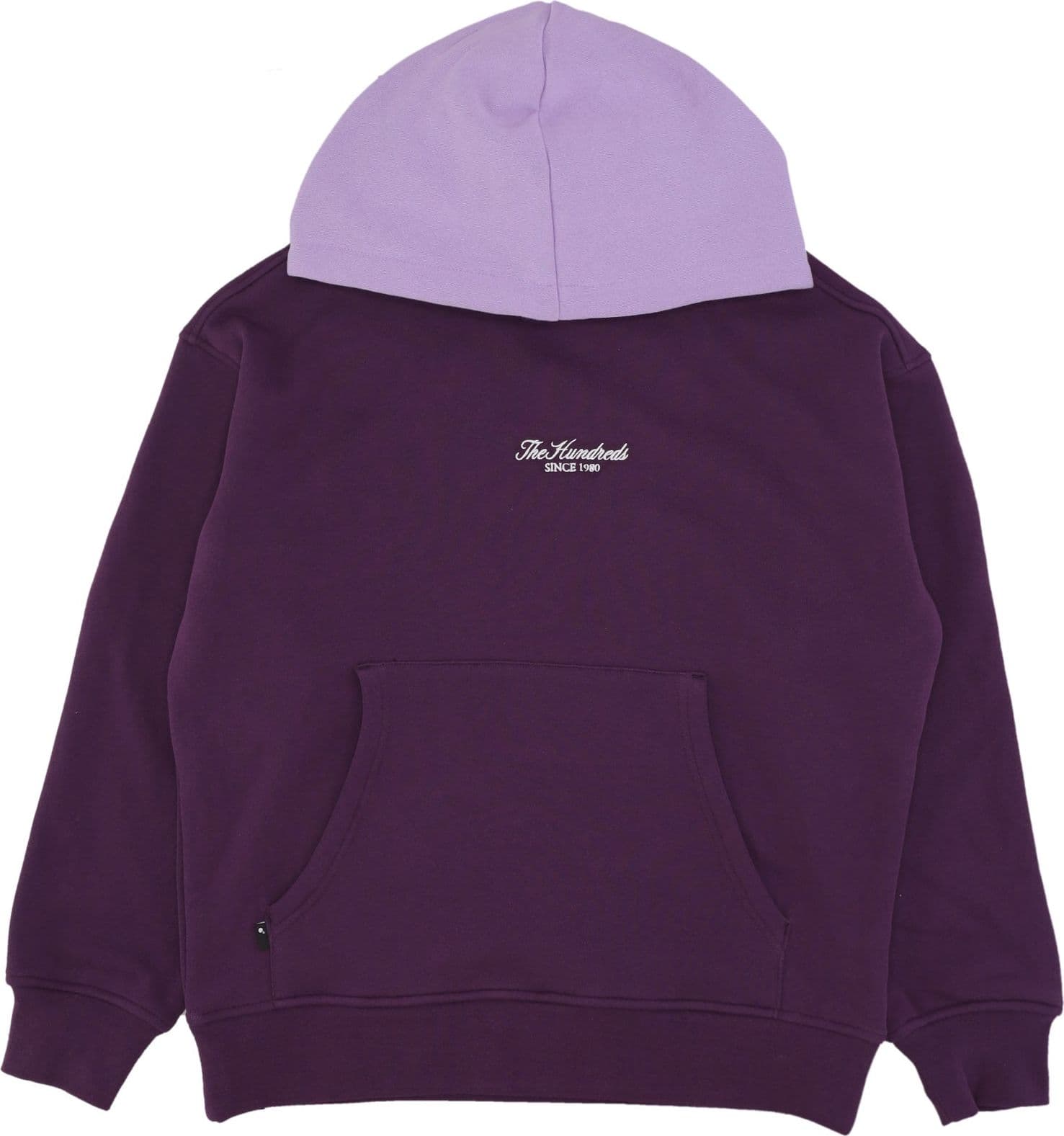 THE HUNDREDS Felpa Cappuccio Uomo Rich Pullover Purple