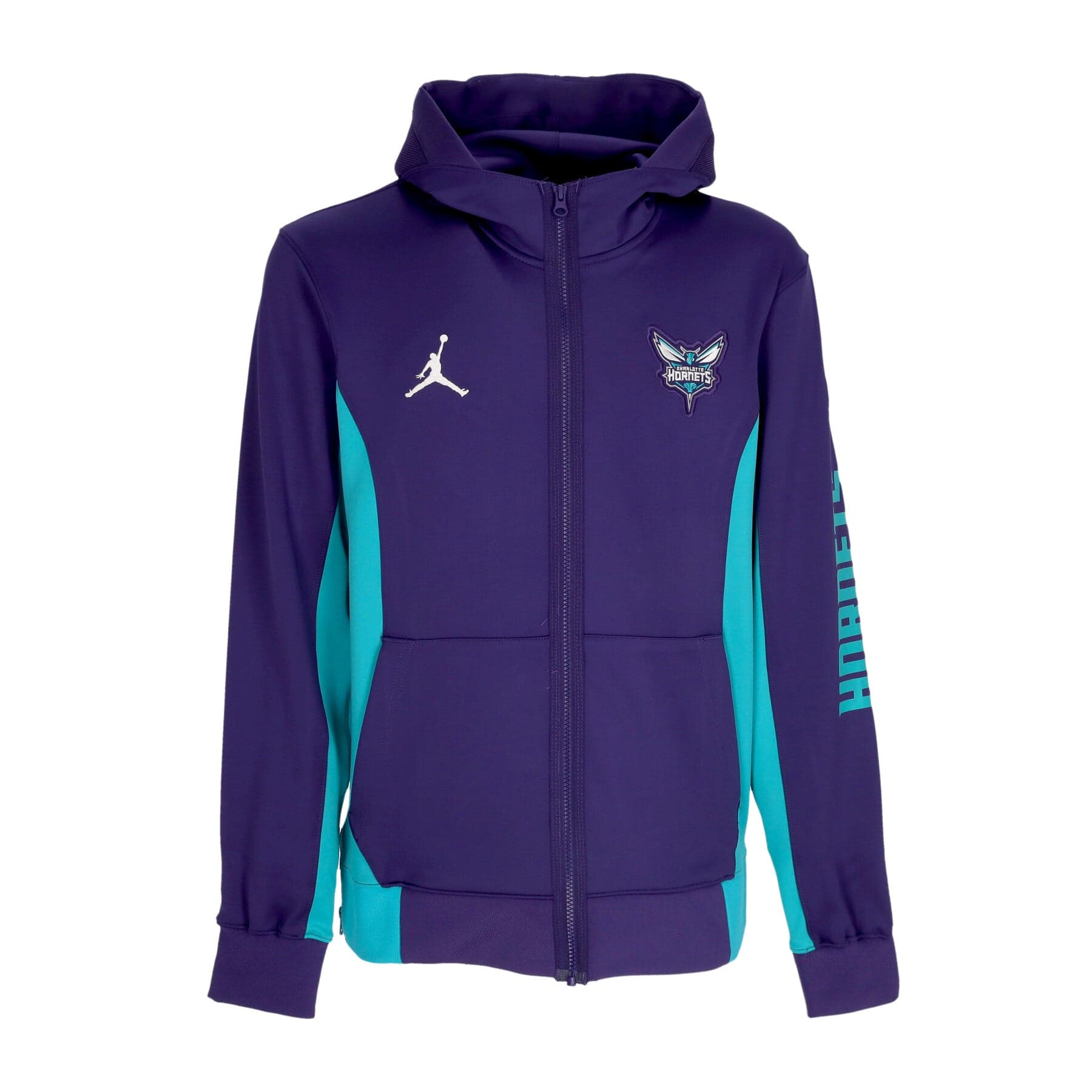 JORDAN NBA Giacca Tuta Cappuccio Uomo Nba Dri-fit Showtime Full-zip Chahor New Orchid/rapid Teal/rapid Teal/white - 3
