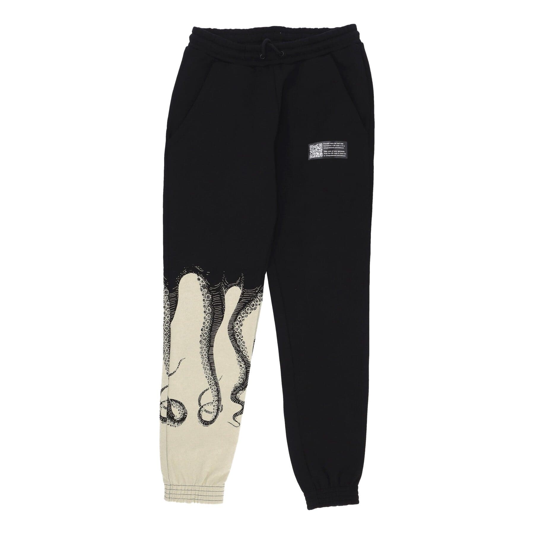 OCTOPUS Pantalone Tuta Felpato Uomo Side Sweatpant Black – XL – pantaloni