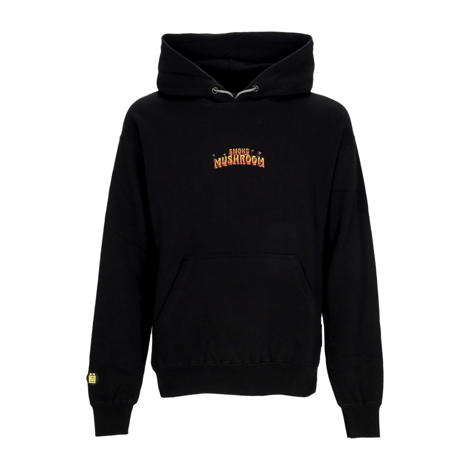 MUSHROOM Felpa Cappuccio Uomo Alien Smoke Hoodie Black - 3