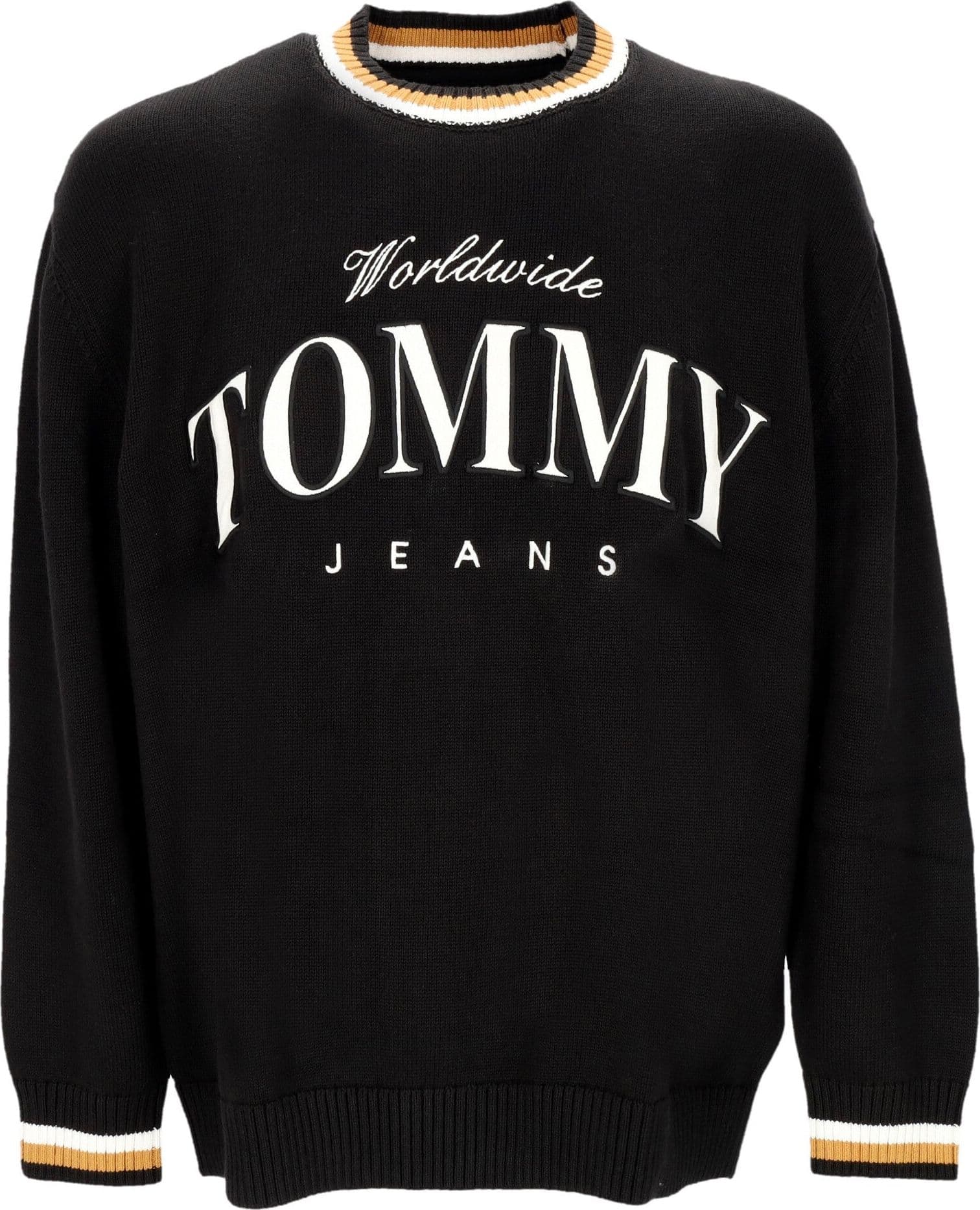 Tommy Hilfiger Felpa Leggera Girocollo Uomo Boxy Varsity Crewneck Ext Black – XL – pantaloni
