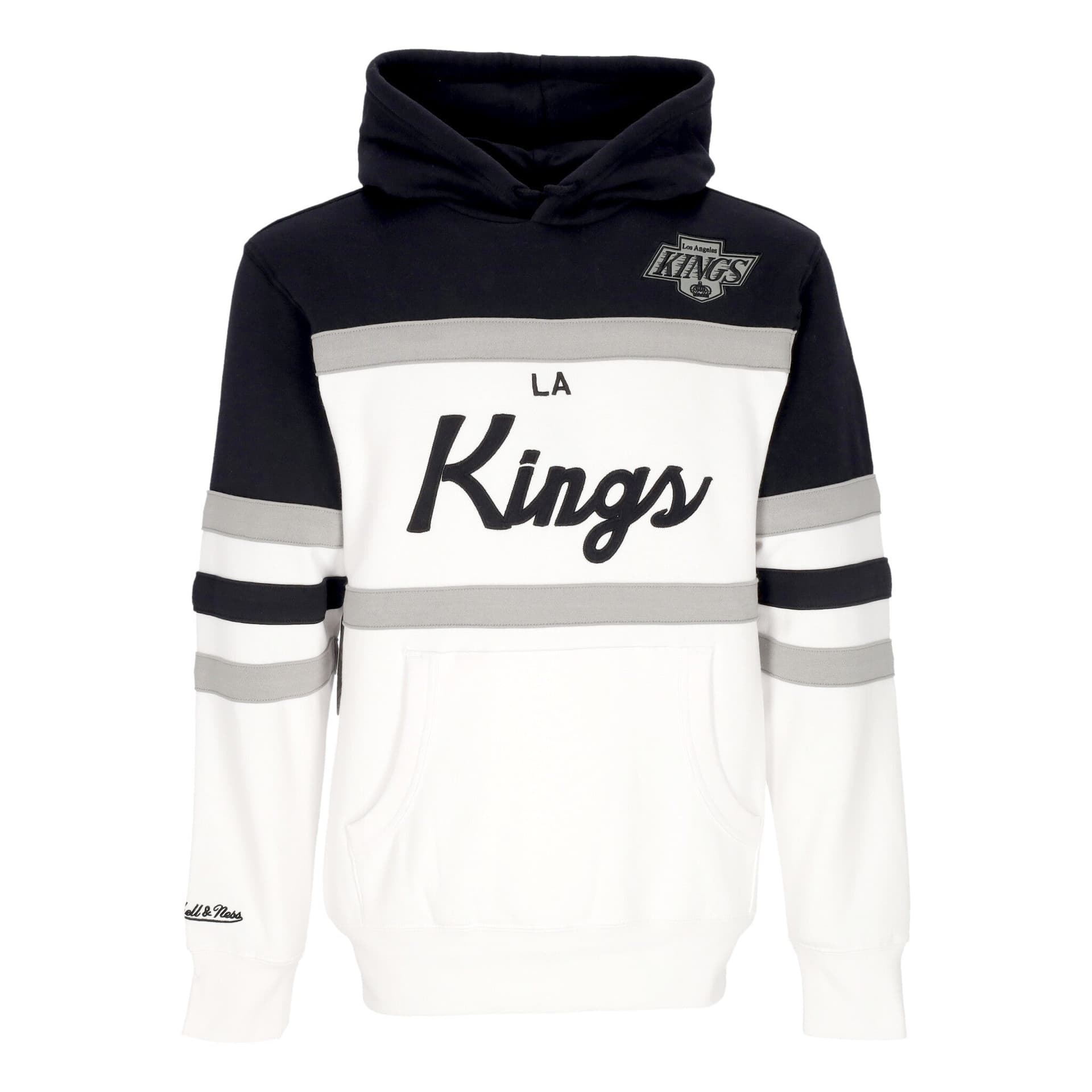 MITCHELL &amp; NESS Felpa Cappuccio Uomo Nhl Head Coach Hoodie Loskin Original Team Colors - 3