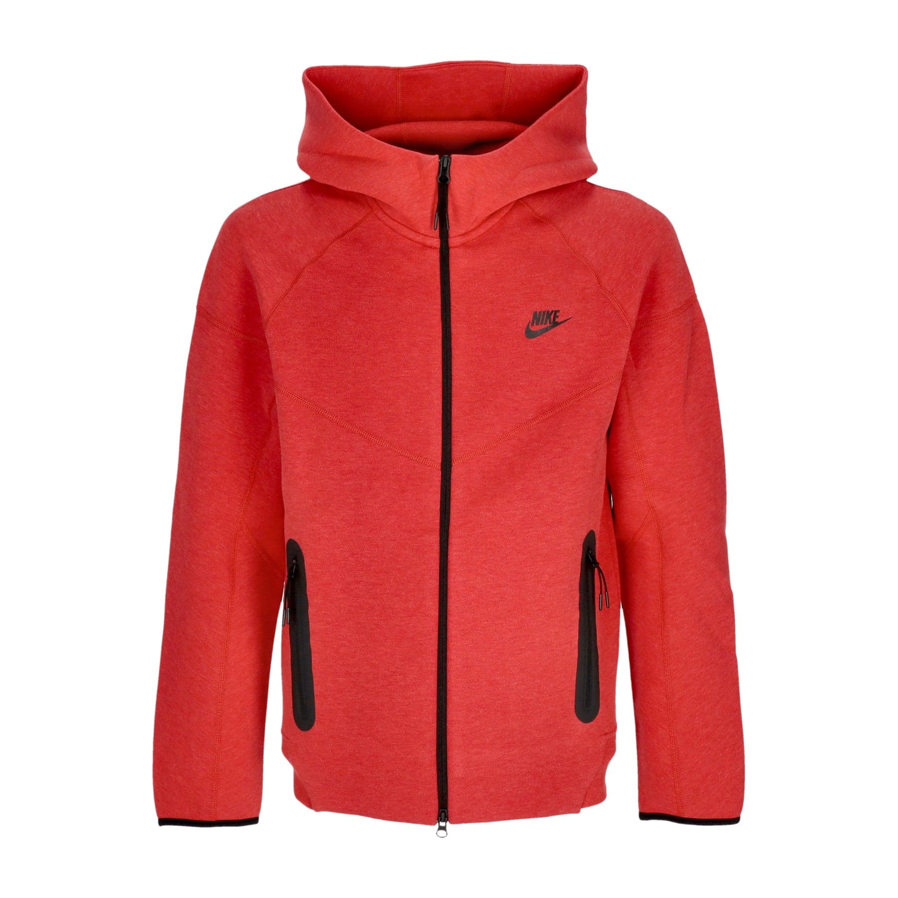 Nike Felpa Leggera Cappuccio Zip Uomo Tech Fleece Full-zip Windrunner Hoodie Lt Univ Red Htr/black - 3