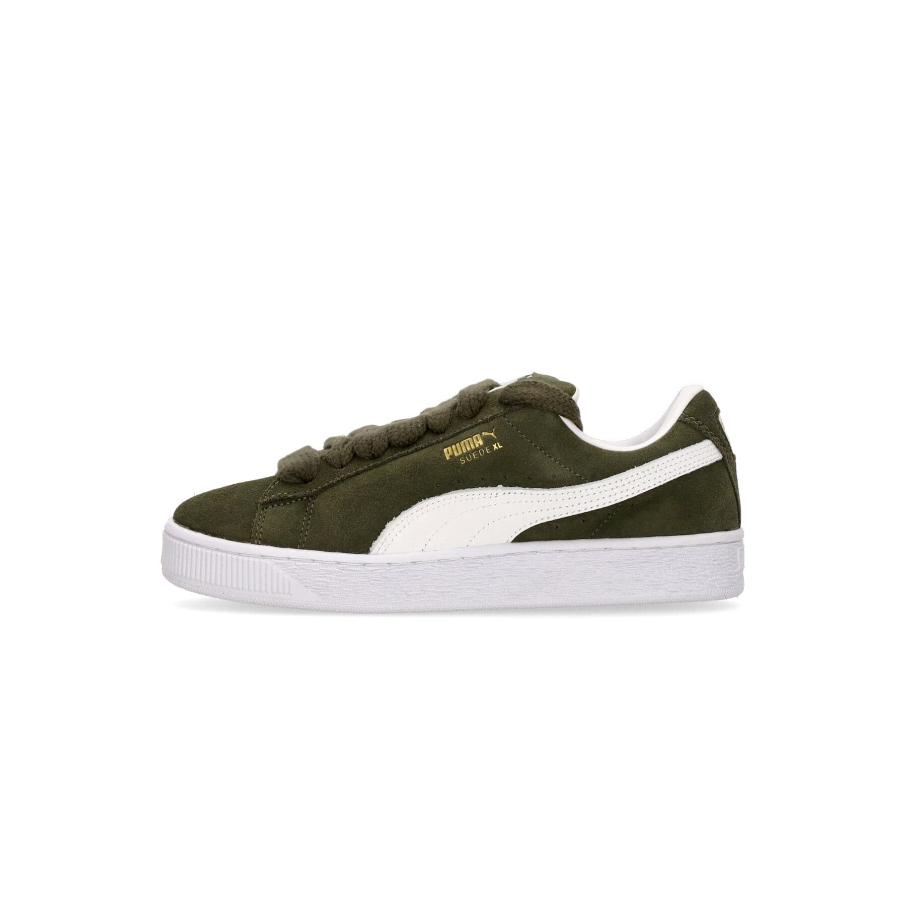 PUMA Scarpa Bassa Uomo Suede Xl Dark Olive/white - 7