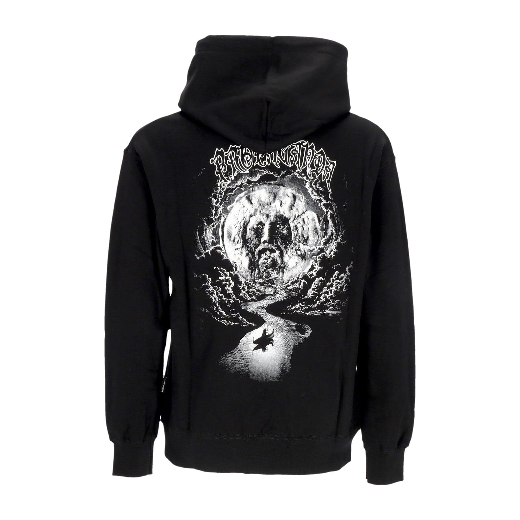 PROPAGANDA Felpa Cappuccio Uomo Mouth Hoodie Black – XS – giacca