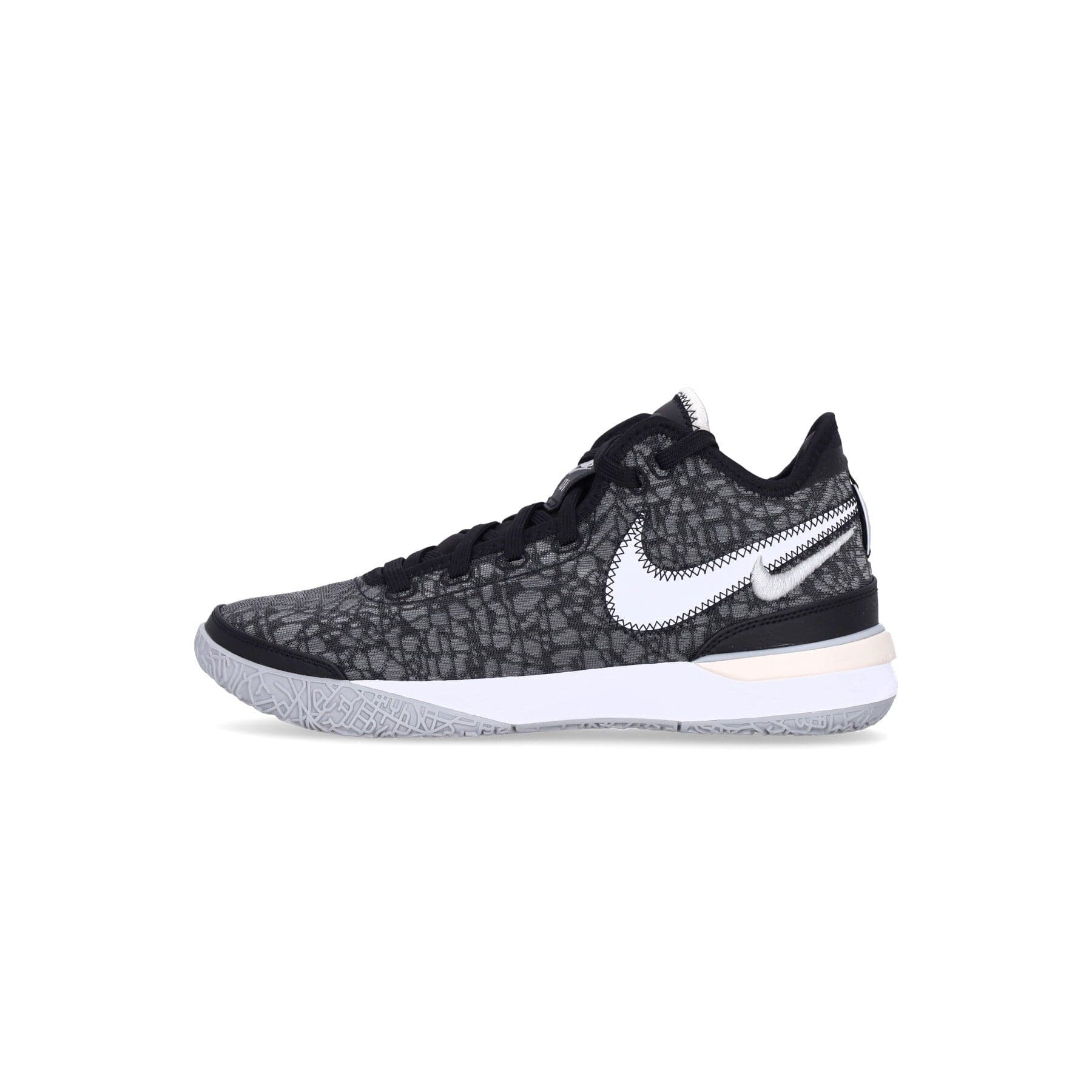 NIKE NBA Scarpa Basket Uomo Zoom Lebron Nxxt Gen Black/wolf Grey/white/light Bone - 7