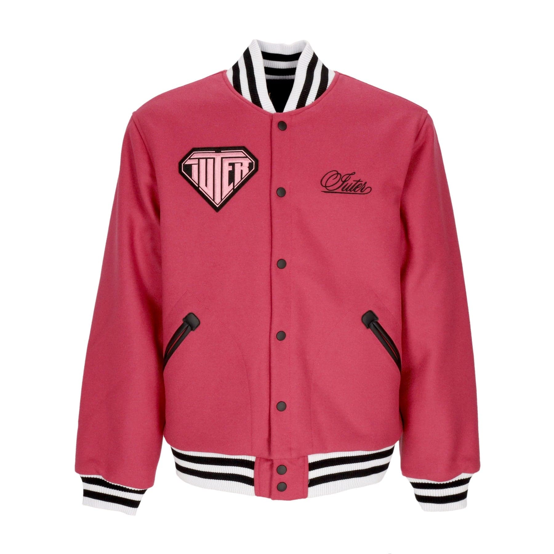 IUTER Giubbotto College Uomo Family Varsity Pink - 3