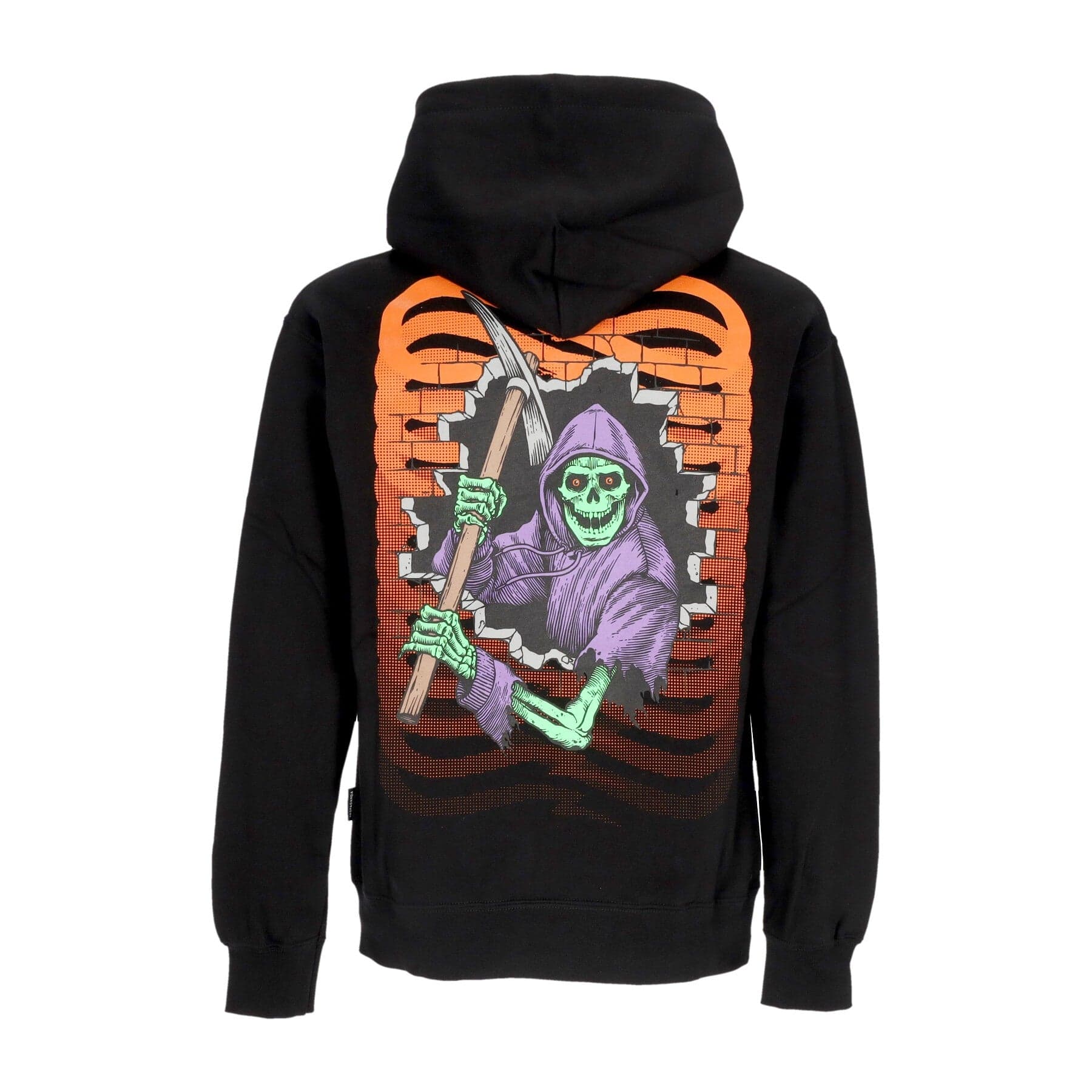 PROPAGANDA Felpa Cappuccio Uomo Ribs Bones Hoodie Black – giacca