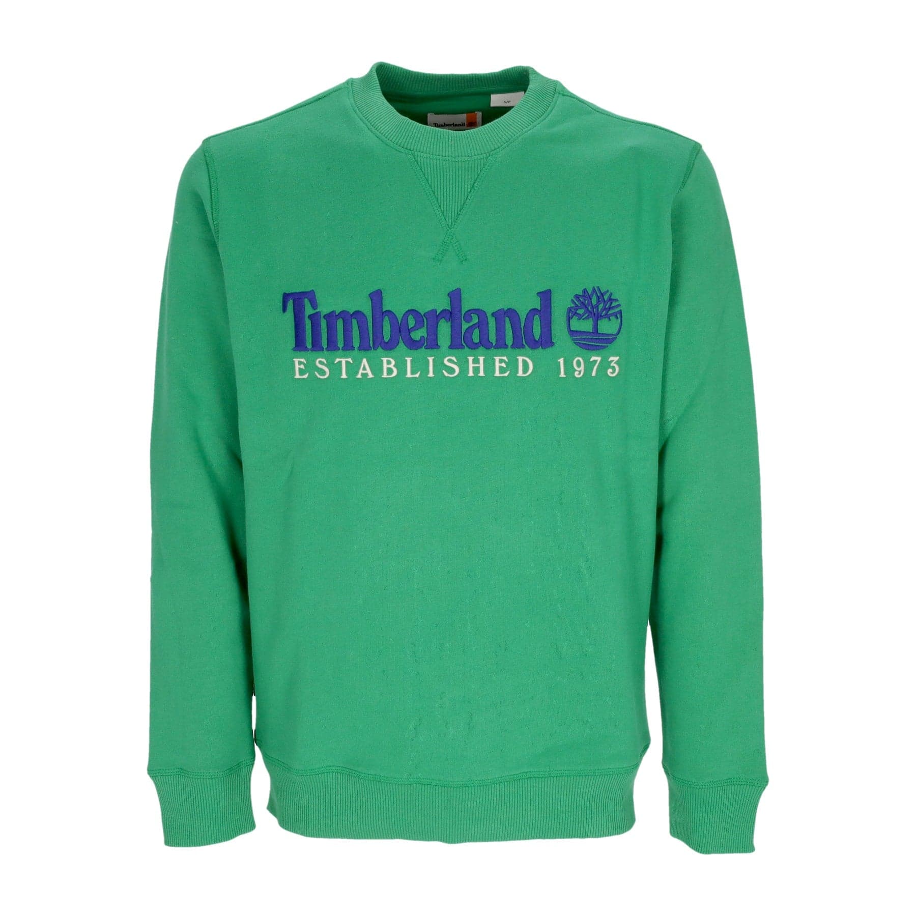 TIMBERLAND Felpa Girocollo Uomo L/s Est 1973 Crewneck Celtic Green - 3