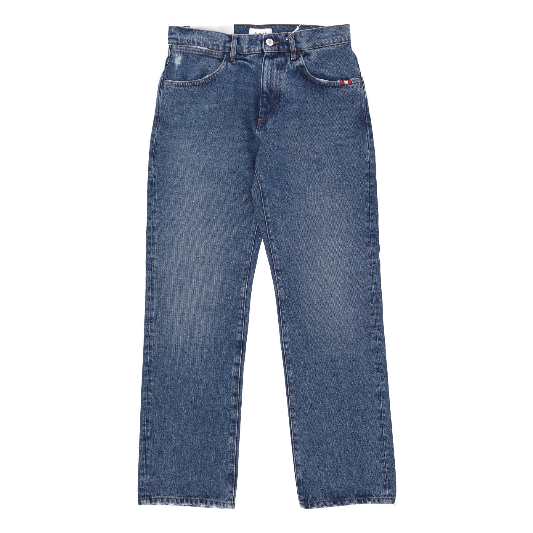 AMISH Jeans Uomo James Denim Dirty Used Denim - 3
