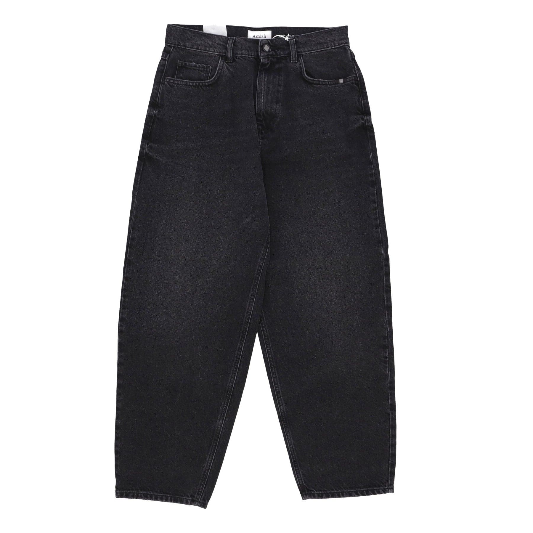 AMISH Jeans Donna W Baggy Recycled Denim Vintage Black - 2