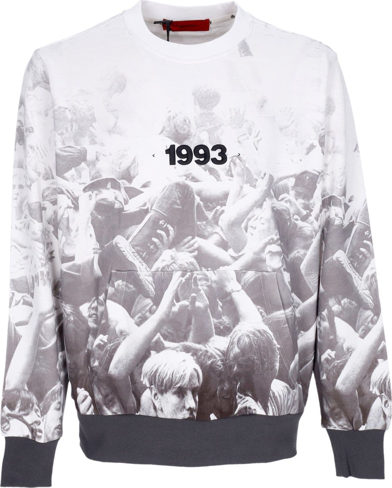 ACUPUNCTURE Felpa Leggera Girocollo Uomo Crowd Crewneck White – XL – giacca