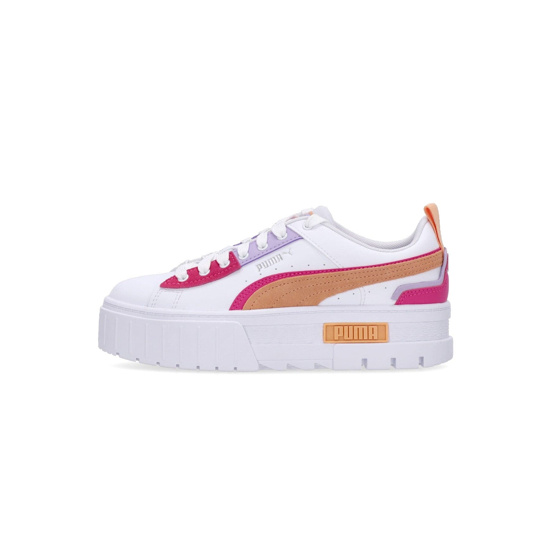 PUMA Scarpa Bassa Donna Mayze Ut Pop Wns White/orange Peach/glowing Pink - 7