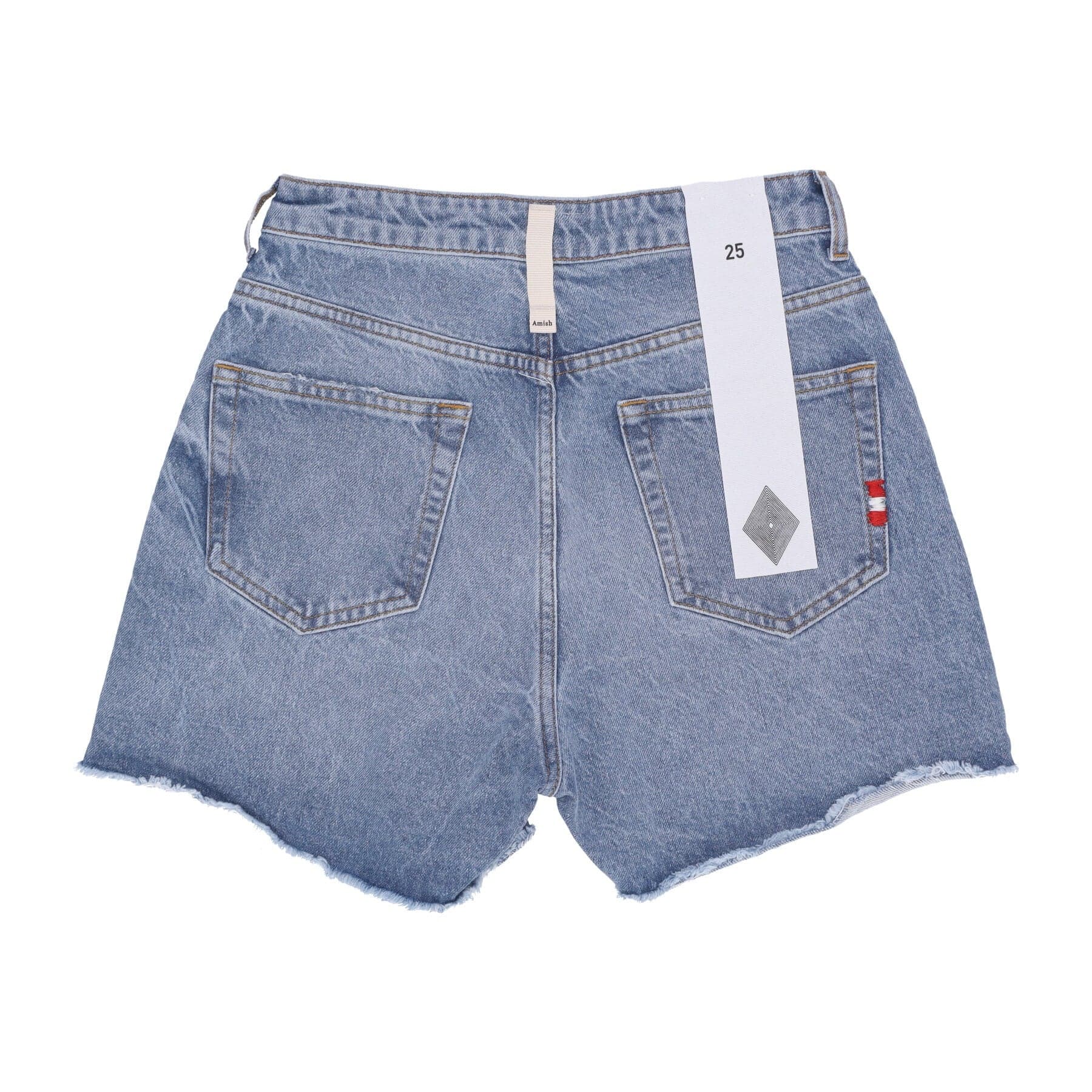 AMISH Jeans Corto Donna Short Ivy Denim New Stone - 3