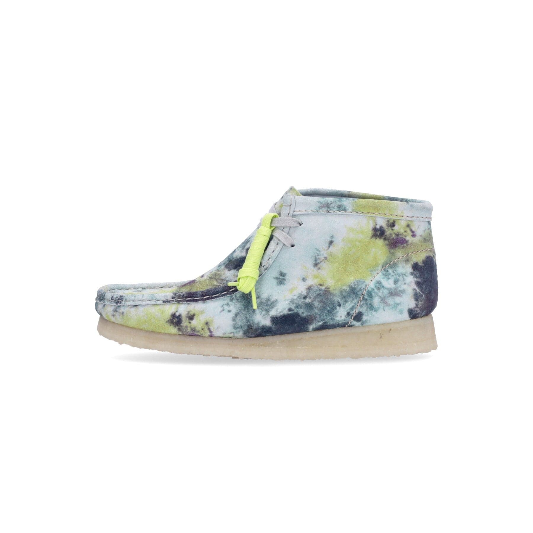 CLARKS Scarpa Lifestyle Uomo Wallabee Boot Turquoise Tie Dye – 42 – scarpe