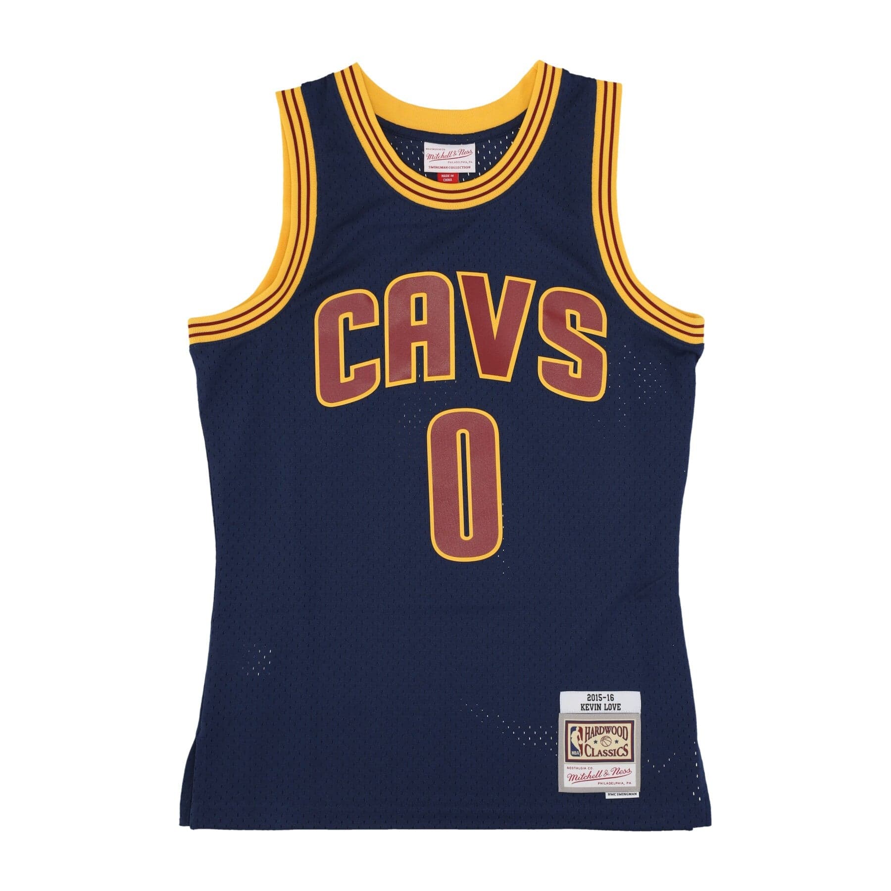 MITCHELL &amp; NESS Canotta Basket Uomo Nba Authentic Jersey 2015 No 0 Kevin Love Clecav Original Team Colors - 3
