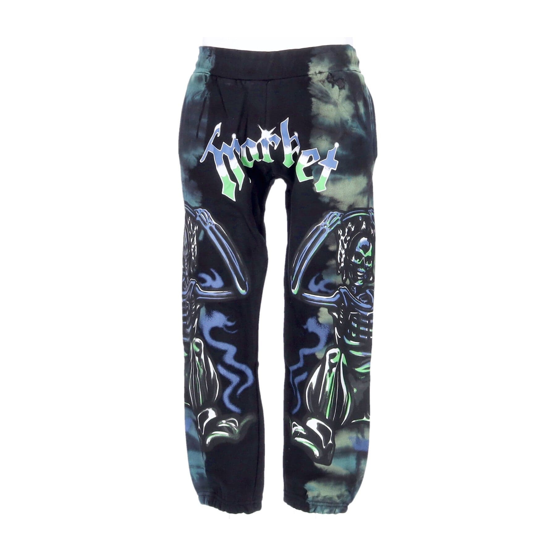MARKET Pantalone Tuta Leggero Uomo Killing the Game Glow In the Dark Sweatpants Dark Tie Dye - 5