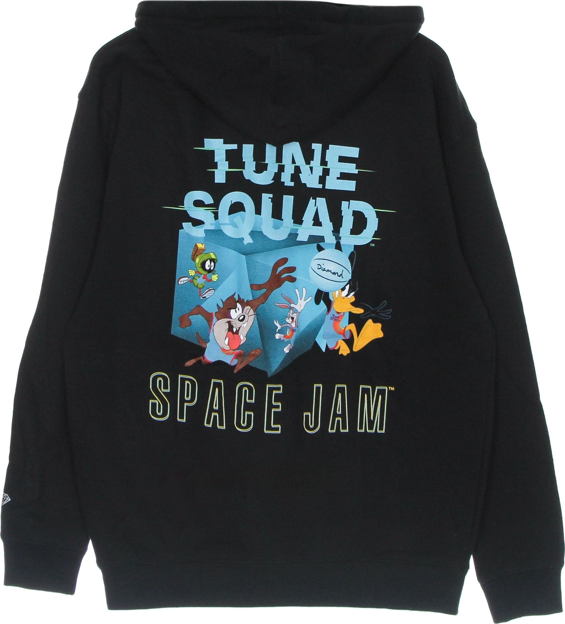 DIAMOND SUPPLY Felpa Cappuccio Uomo Box Hoodie X Space Jam 2 Black – giacca