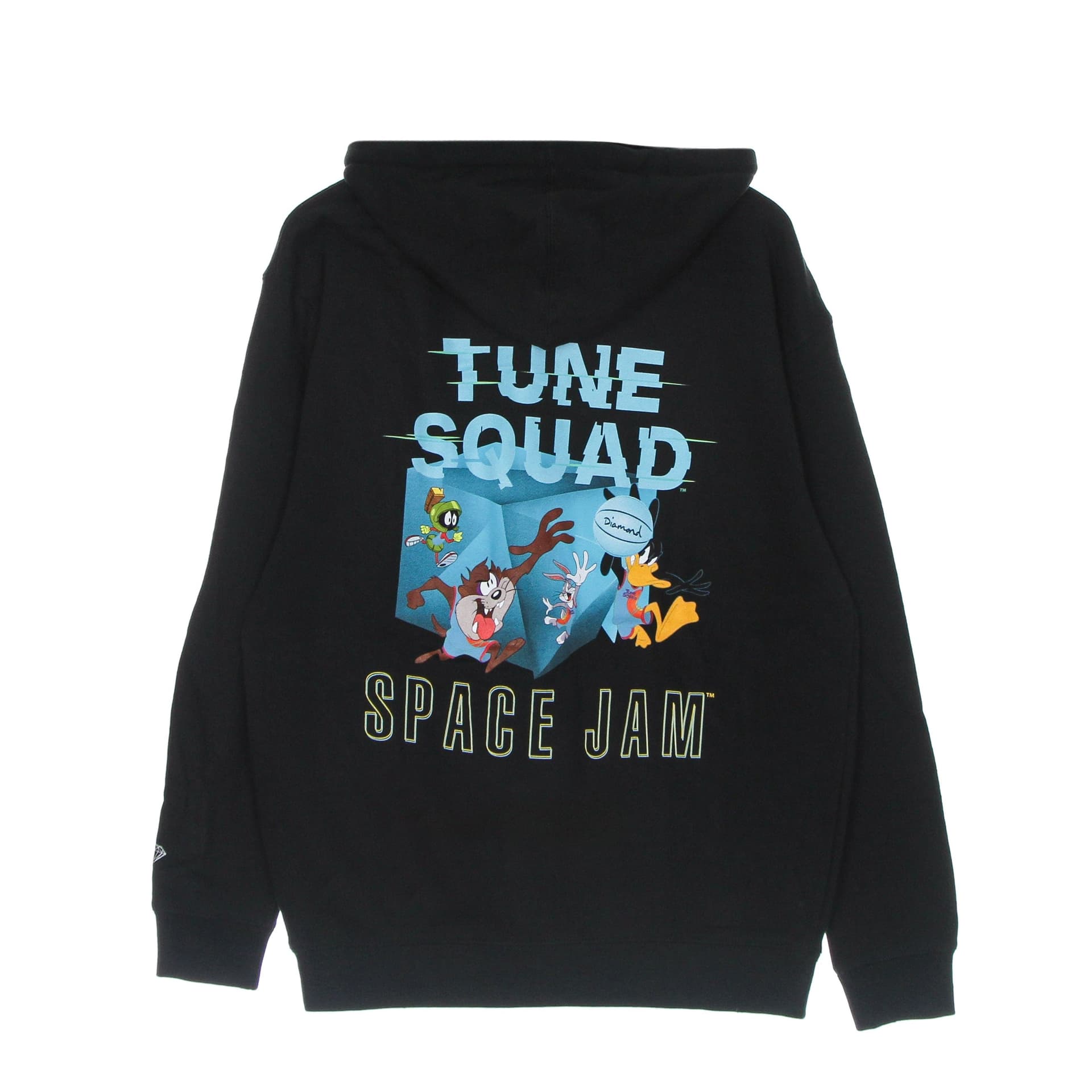 DIAMOND SUPPLY Felpa Cappuccio Uomo Box Hoodie X Space Jam 2 Black - 5