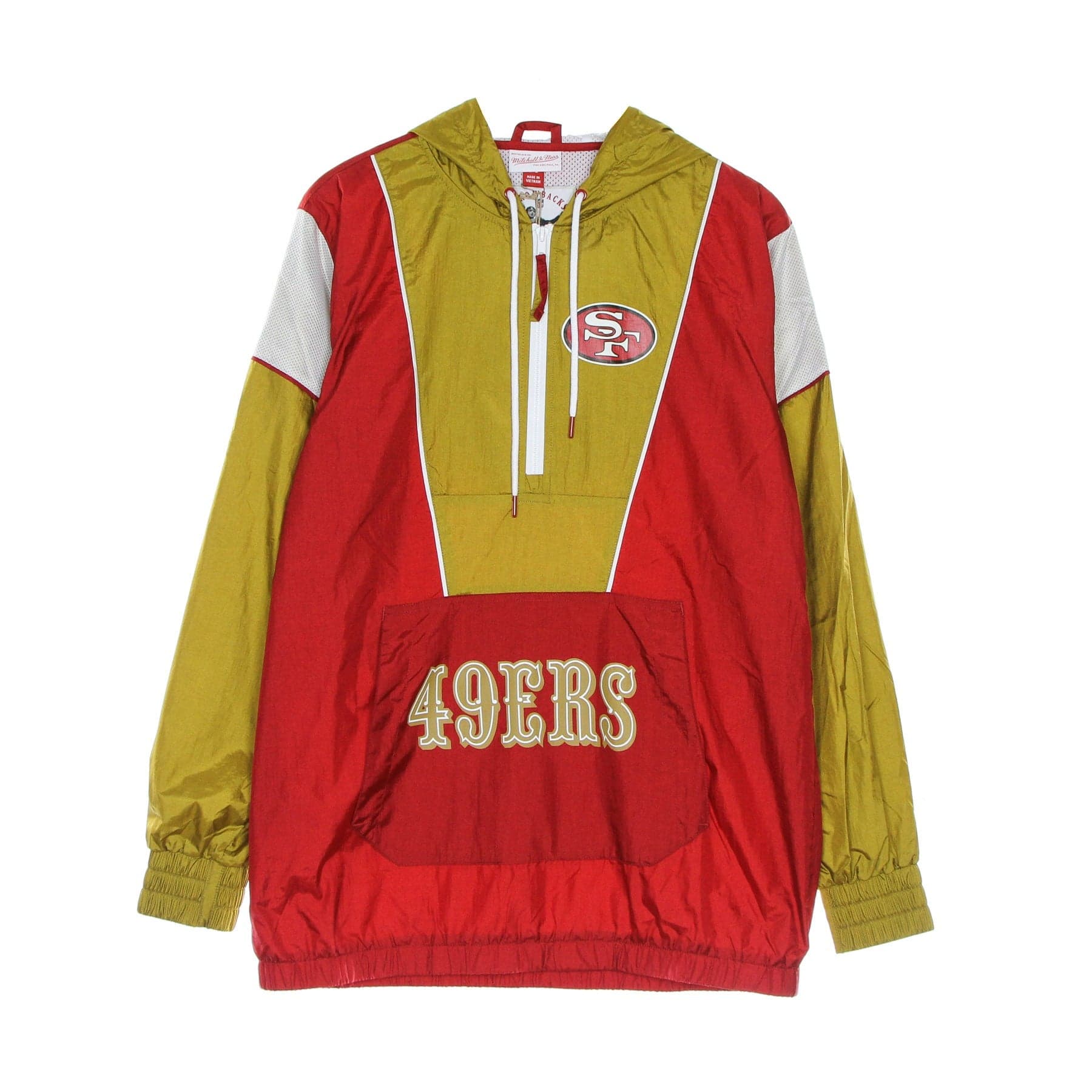 MITCHELL &amp; NESS Giacca a Vento Infilabile Uomo Nfl Highlight Reel Windbreaker Saf49e Scarlet - 6