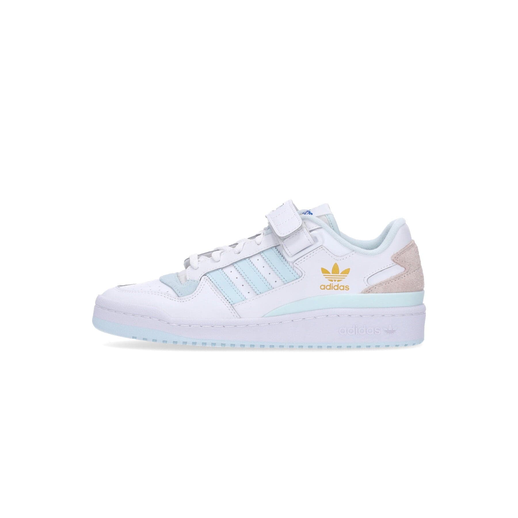 Adidas Scarpa Bassa Uomo Forum Low Cloud White/almost Blue/chalk White - 11