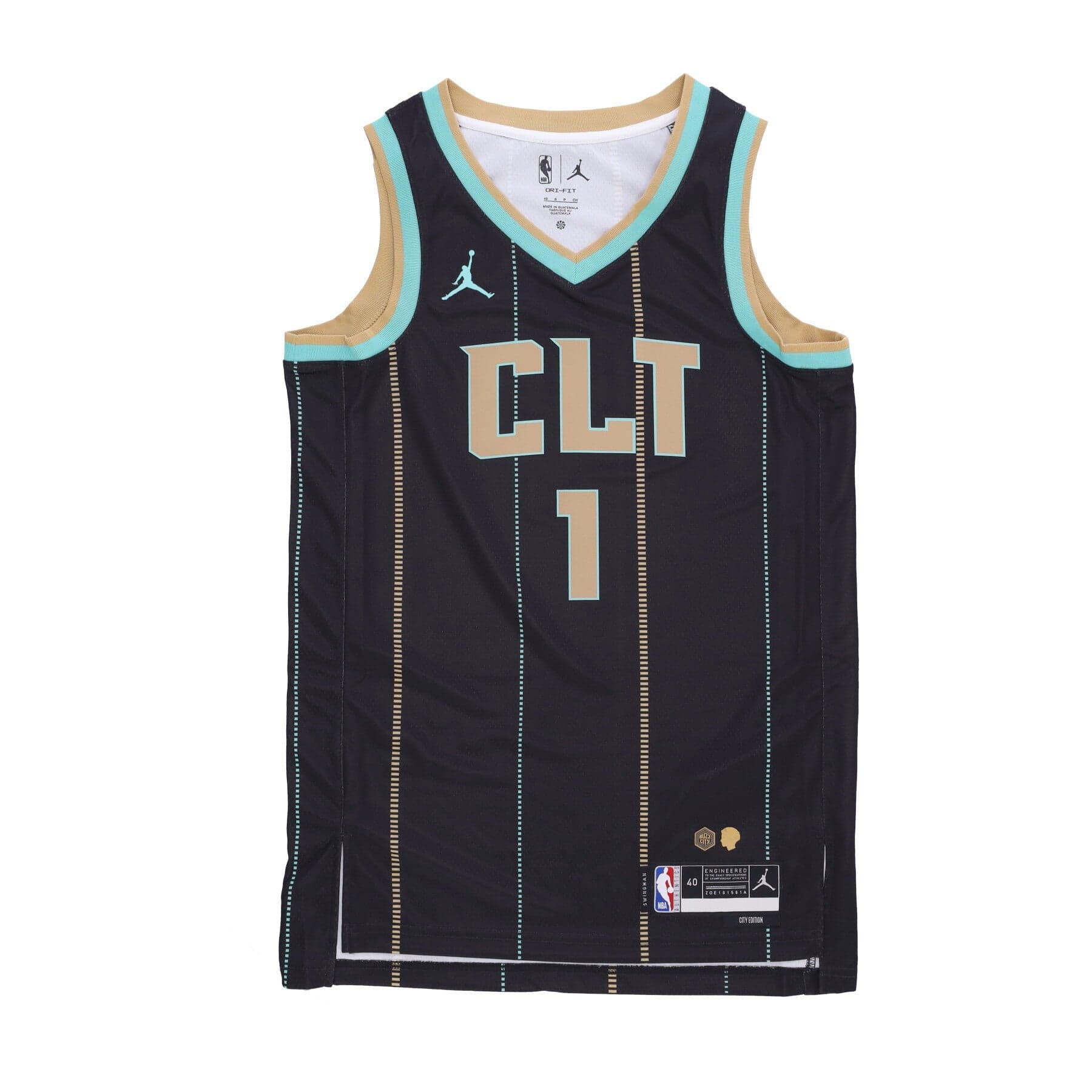 JORDAN NBA Canotta Basket Uomo Nba City Edition 22 Dri-fit Swingman Jersey No 1 Lamelo Ball Chahor Black - 5