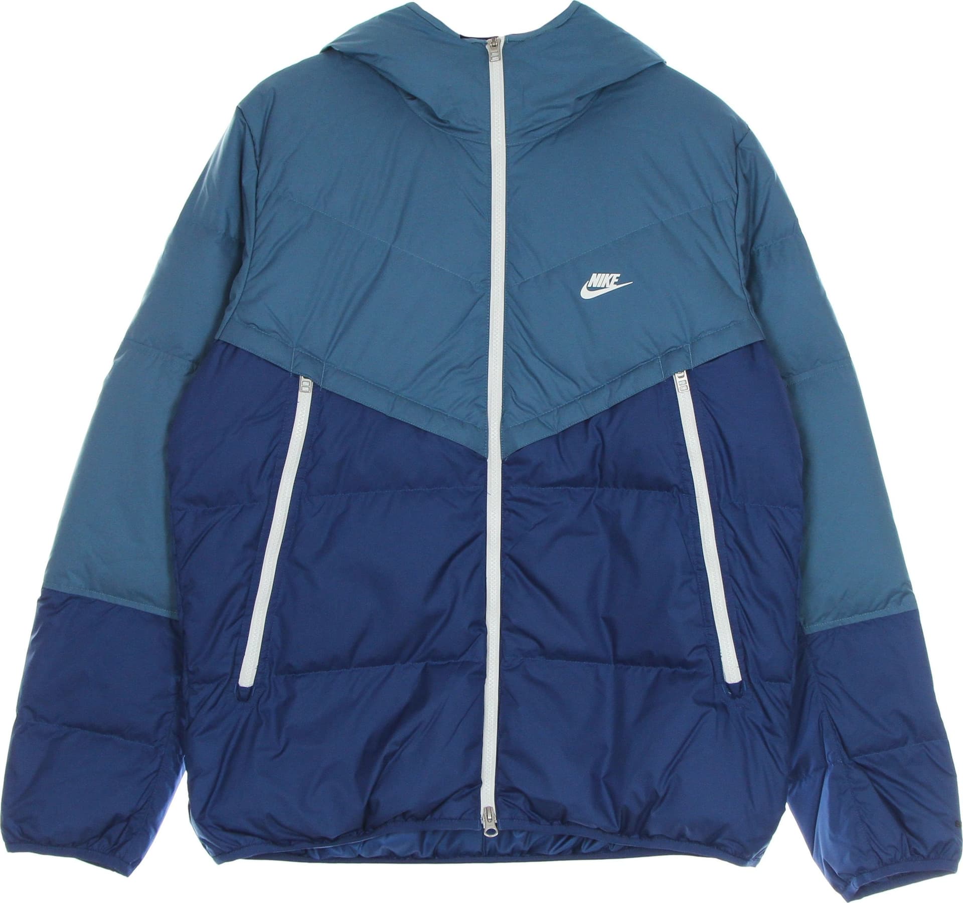 Nike Piumino Uomo Storm Fit Windrunner Hooded Jacket Rift Blue/court Blue/sail/sail – XL – giacca