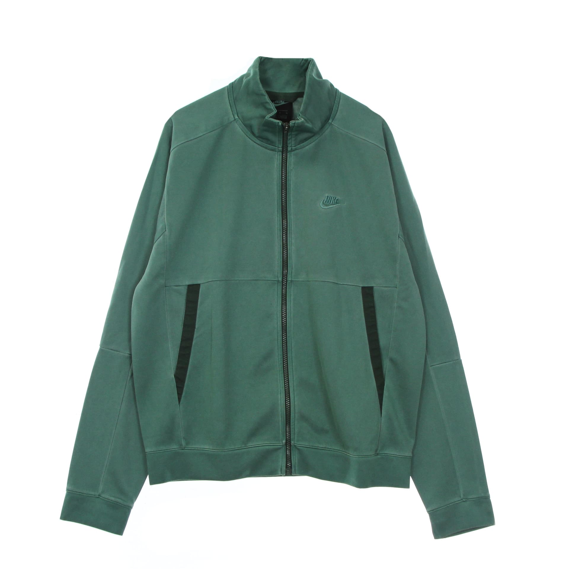 Nike Felpa Leggera Collo Alto Uomo M Sportswearjersey Jacket Wash Revival Galatic Jade/galactic Jade - 5