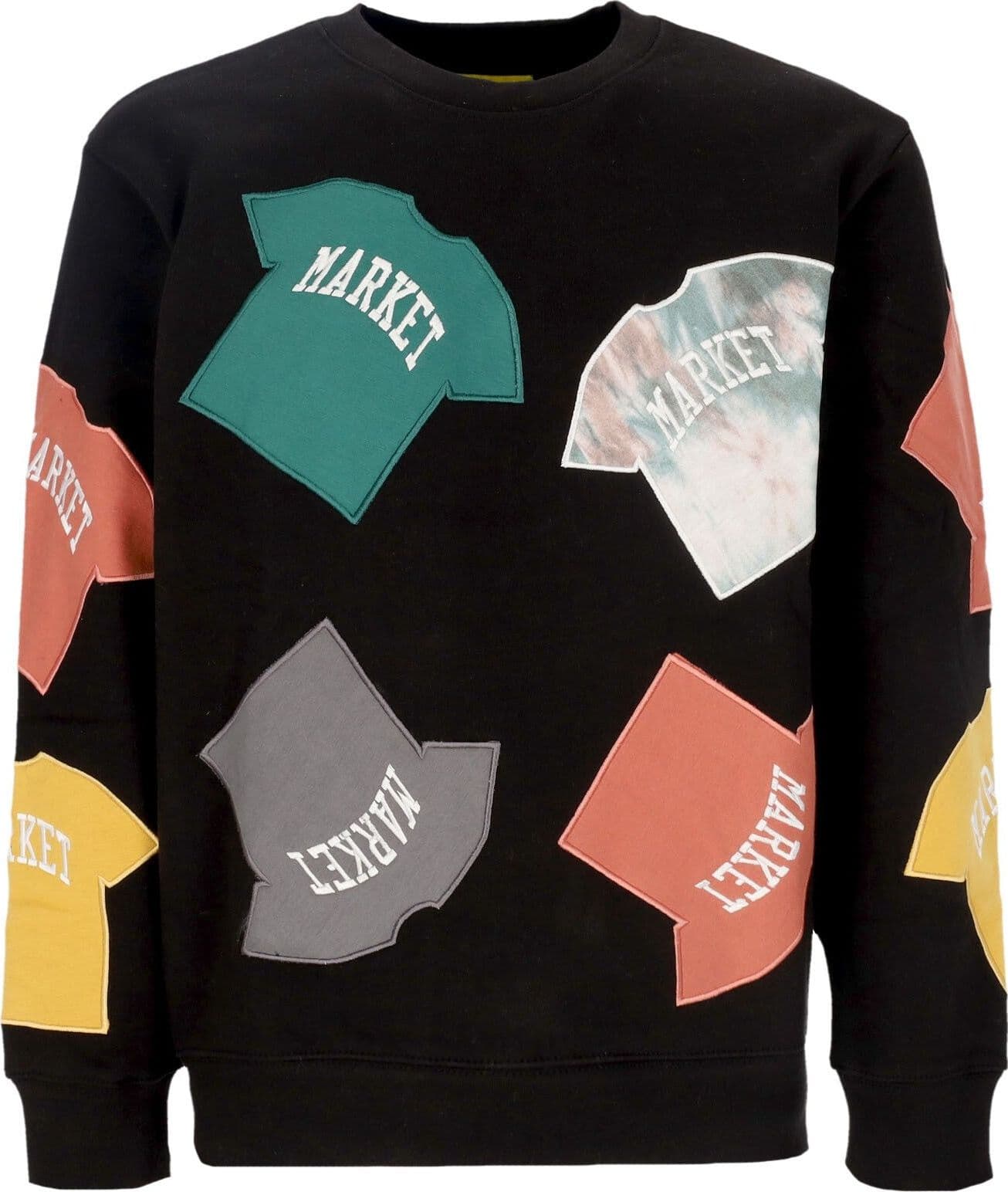 MARKET Felpa Girocollo Uomo Patch Crewneck Black – XL – giacca