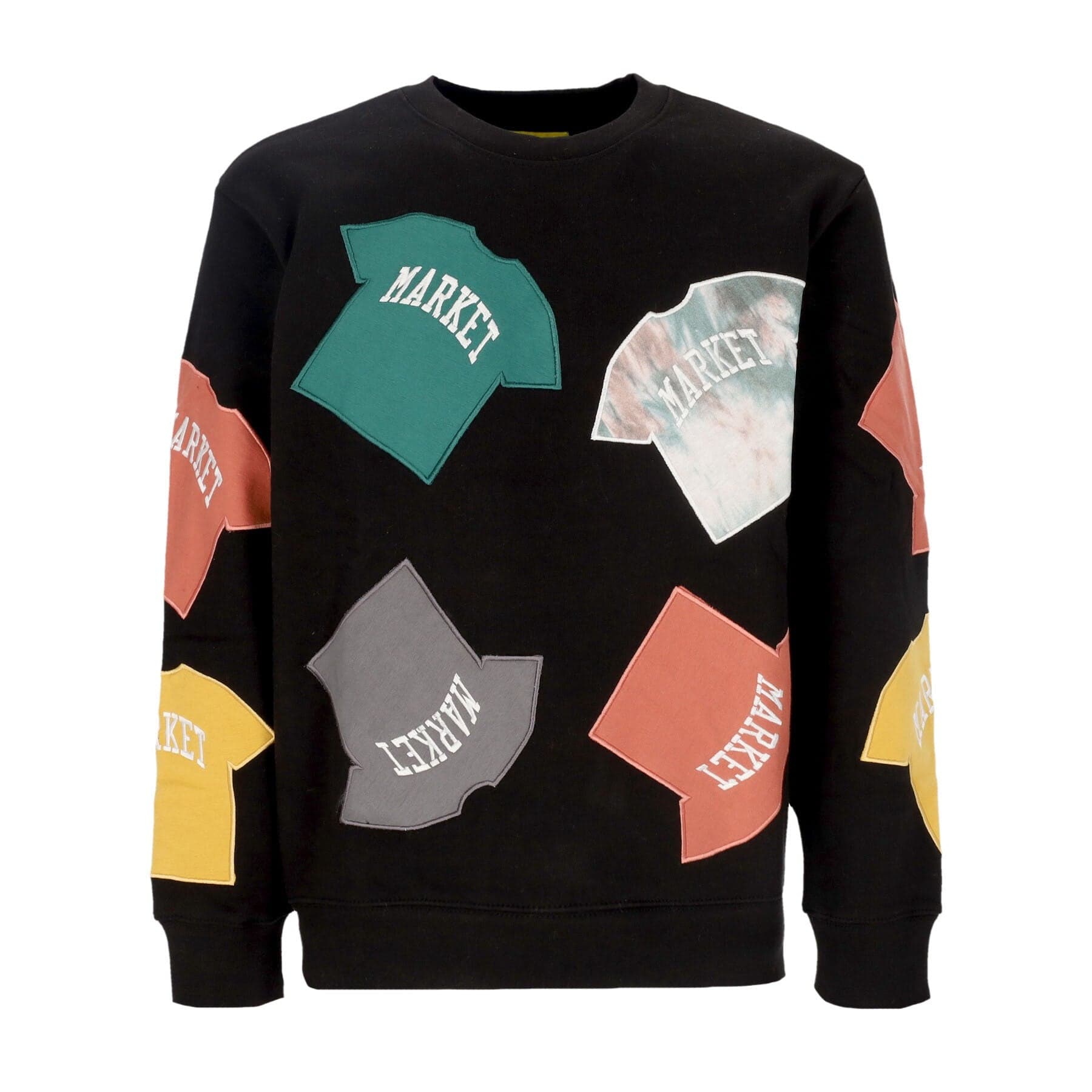 MARKET Felpa Girocollo Uomo Patch Crewneck Black - 4
