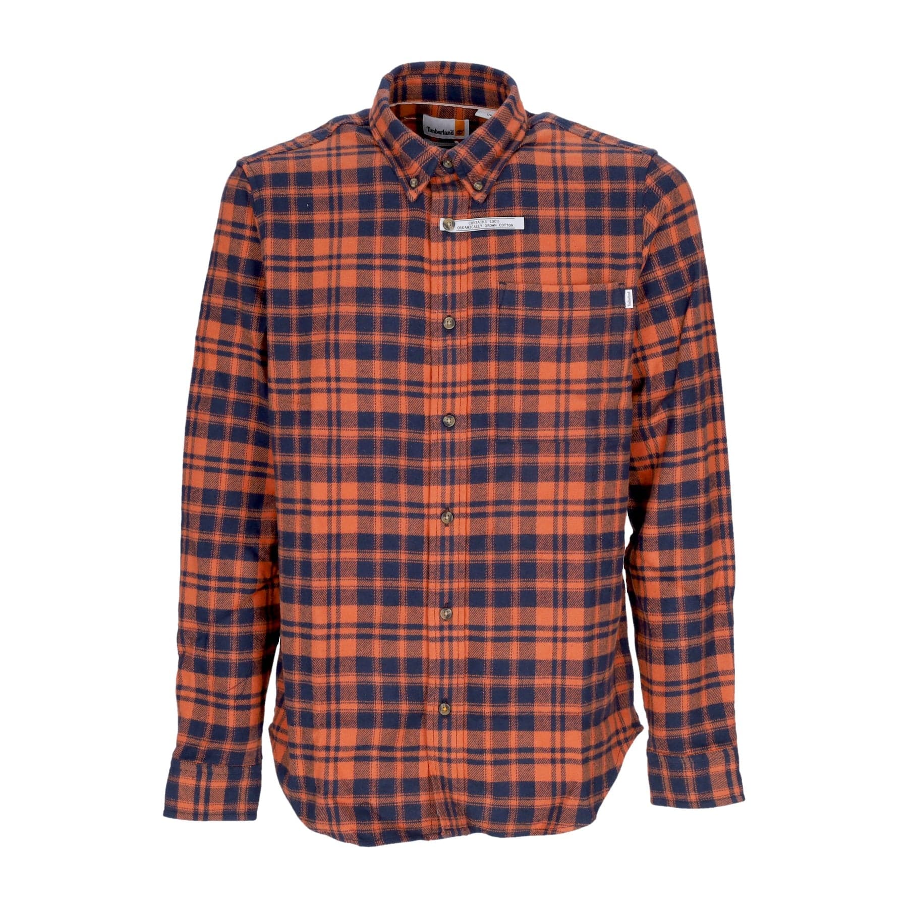 TIMBERLAND Camicia Manica Lunga Uomo Heavy Flannel L/s Check Shirt Rust - 4