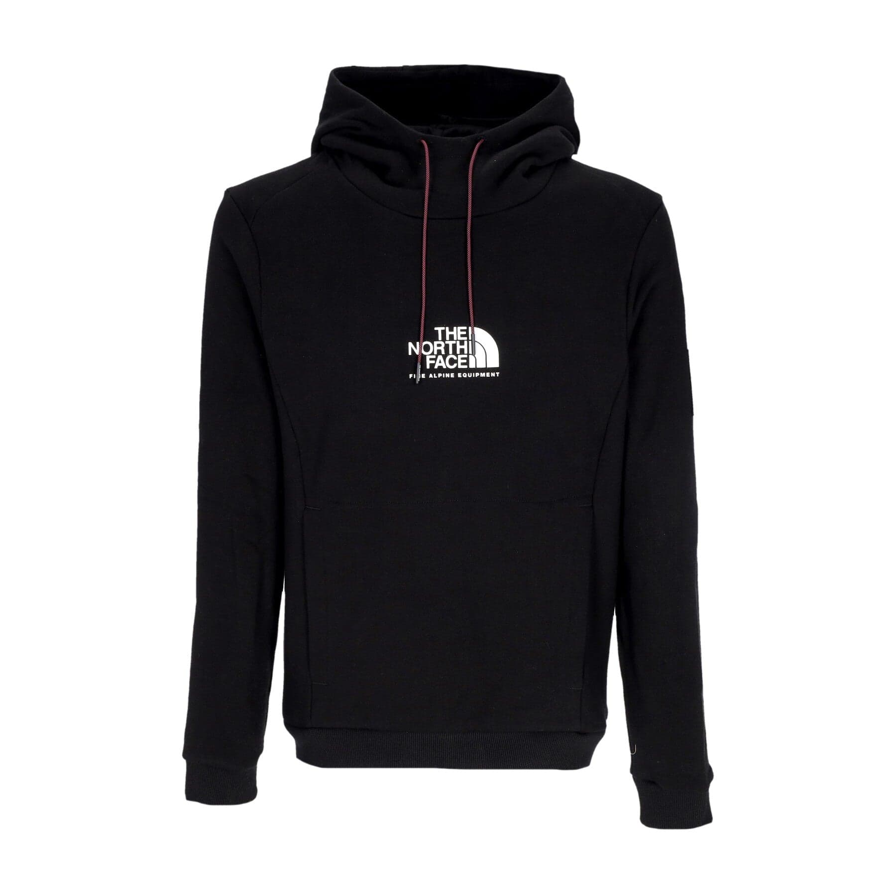THE NORTH FACE Felpa Cappuccio Uomo Fine Alpine Hoodie Black/purple Cactus Flower - 3