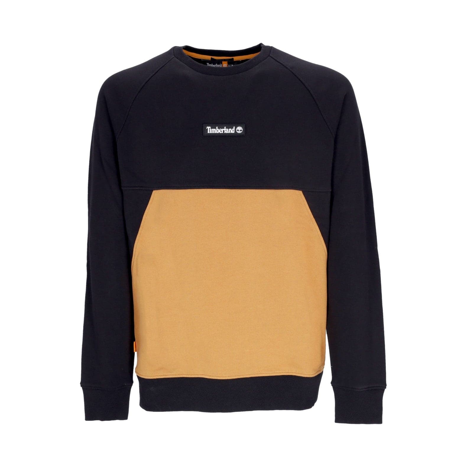 TIMBERLAND Felpa Girocollo Uomo Cut&amp; Sew Crewneck Black/wheat Boot - 4