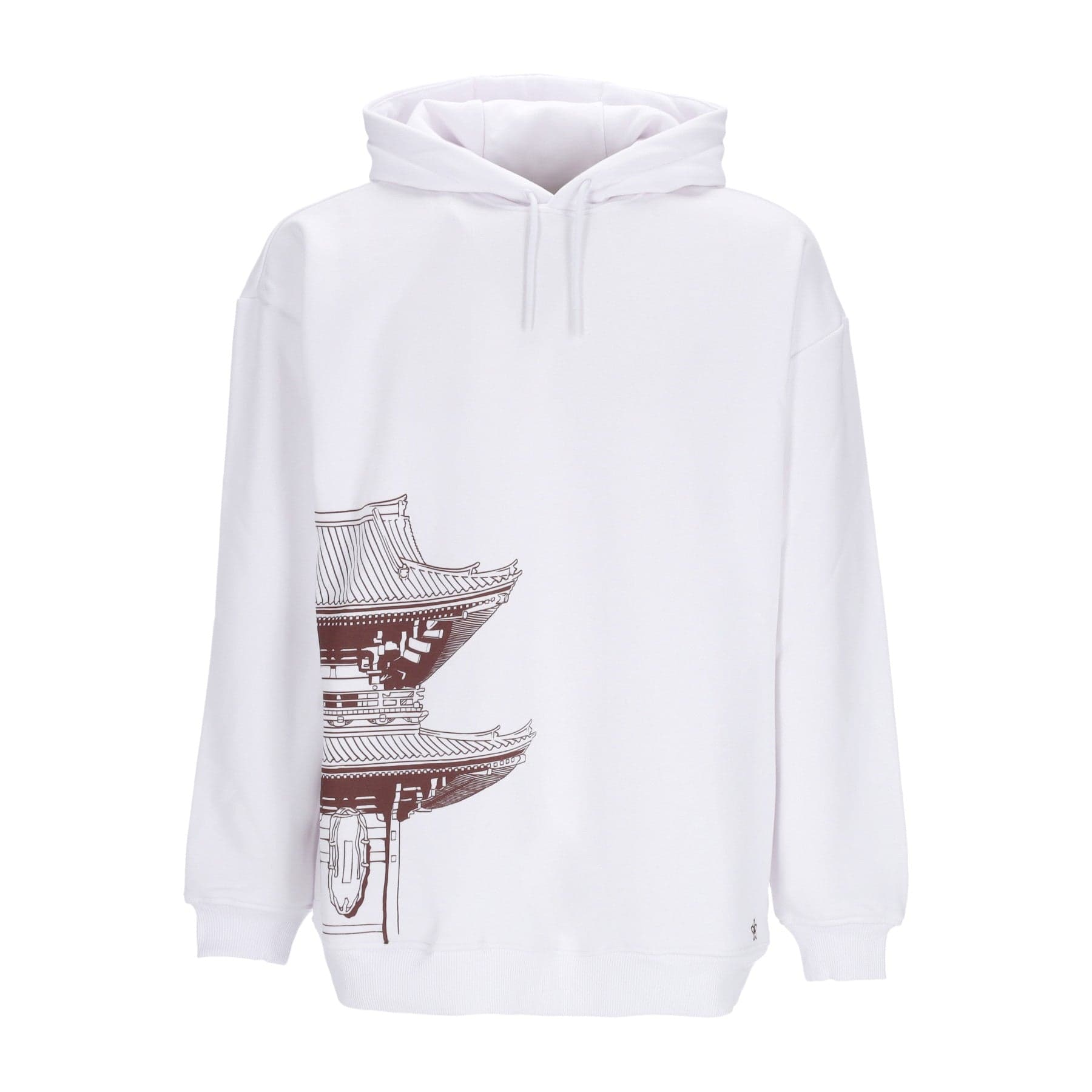 DOLLY NOIRE Felpa Cappuccio Uomo Bench Tokyo Over Hoodie White - 5