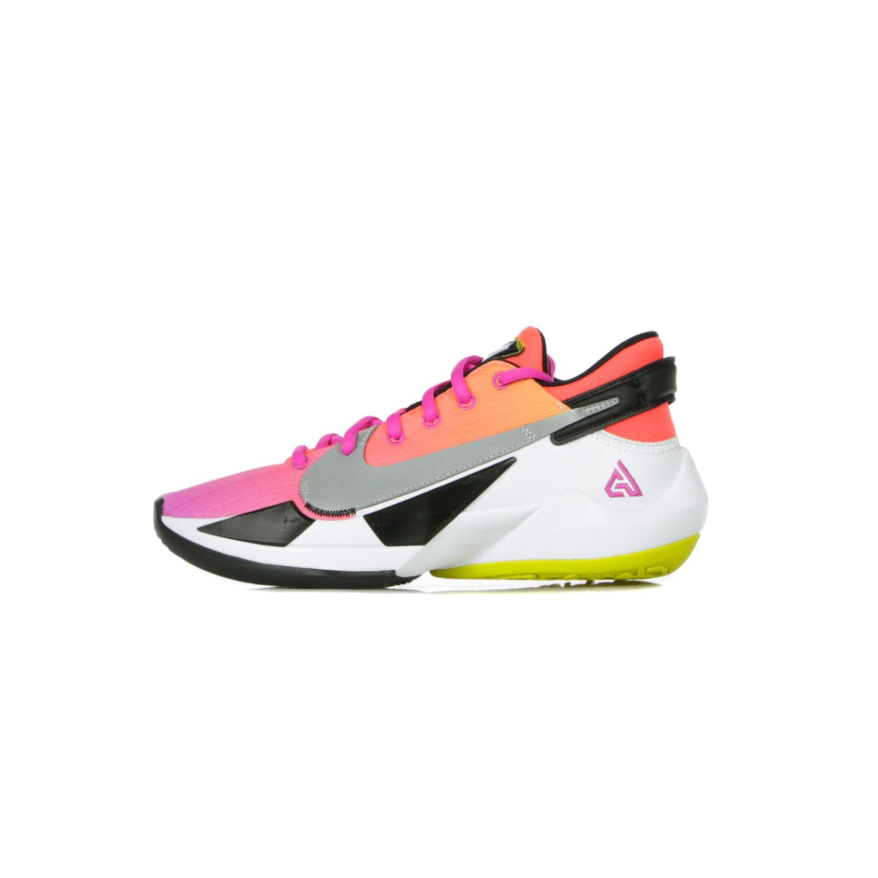 NIKE NBA Scarpa Bassa Uomo Zoom Freak 2 X Giannis Antetokounmpo Bright Crimson/black/fire Pink/white - 14