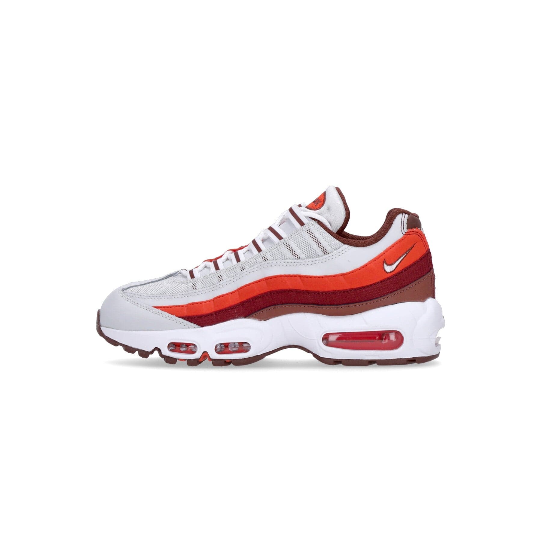 Nike Scarpa Bassa Uomo Air Max 95 Photon Dust/white/dark Pony/picante Red - 7