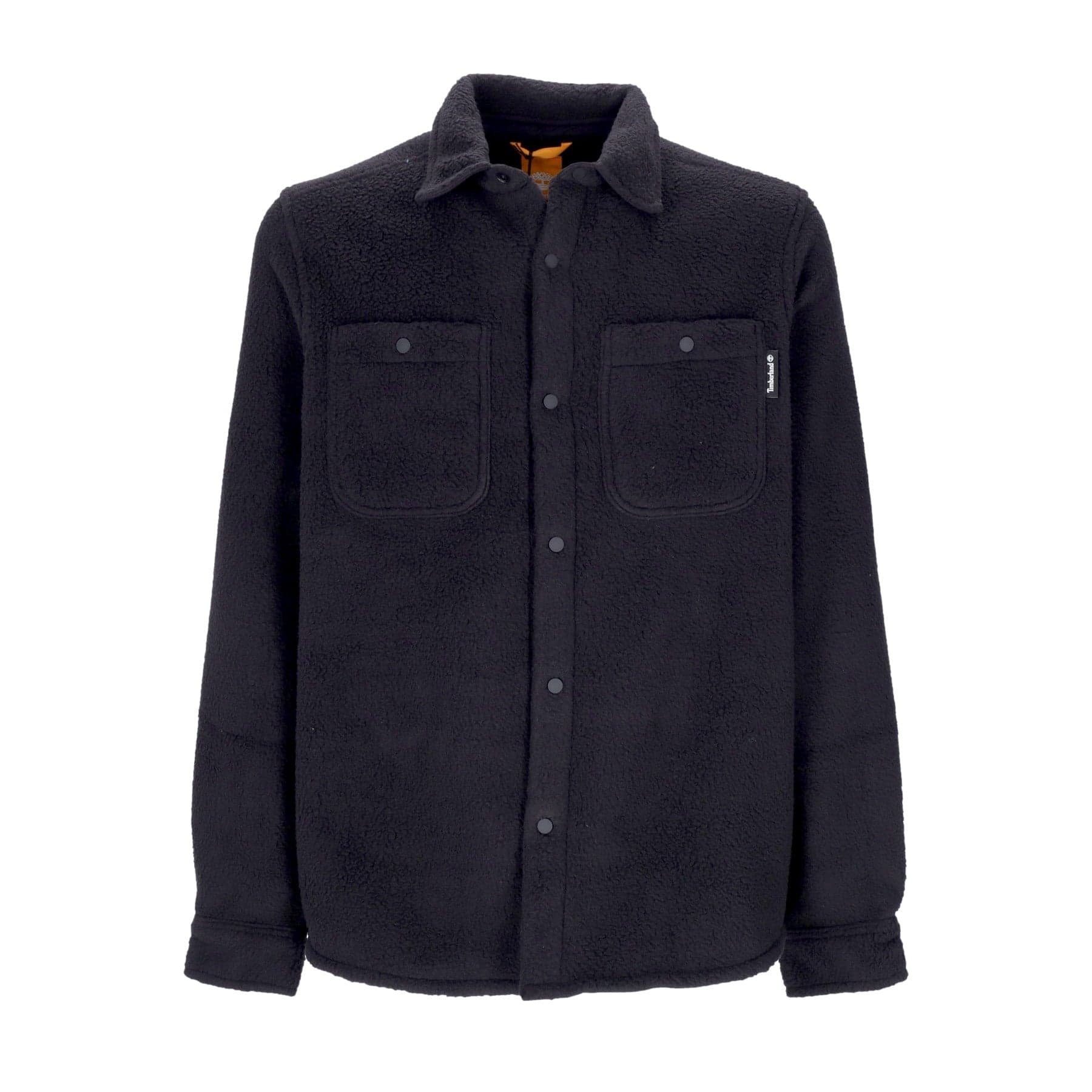 TIMBERLAND Camicia Manica Lunga Uomo Fleece Overshirt Black - 4