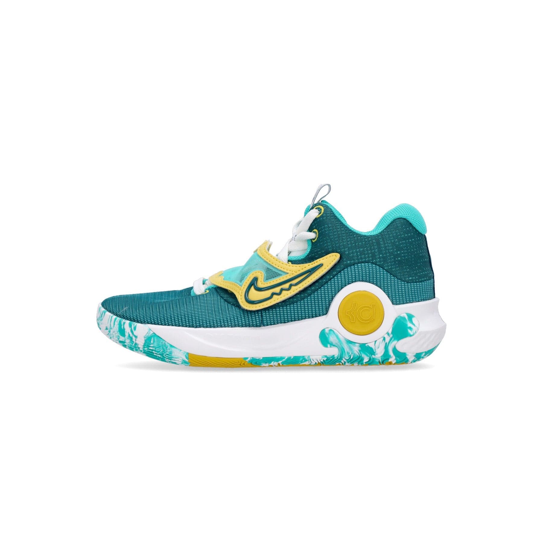NIKE NBA Scarpe Skate Uomo Kd Trey 5 X Clear Jade/geode Teal/sail/vivid Sulfur - 7