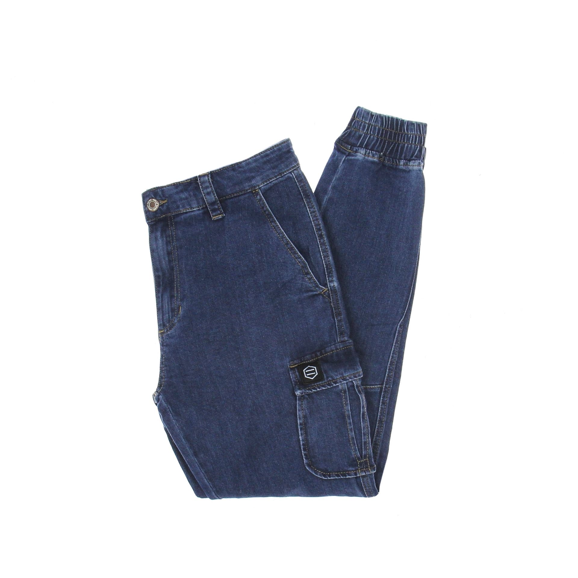 DOLLY NOIRE Jeans Uomo Cargo Long 903 Denim Light - 5