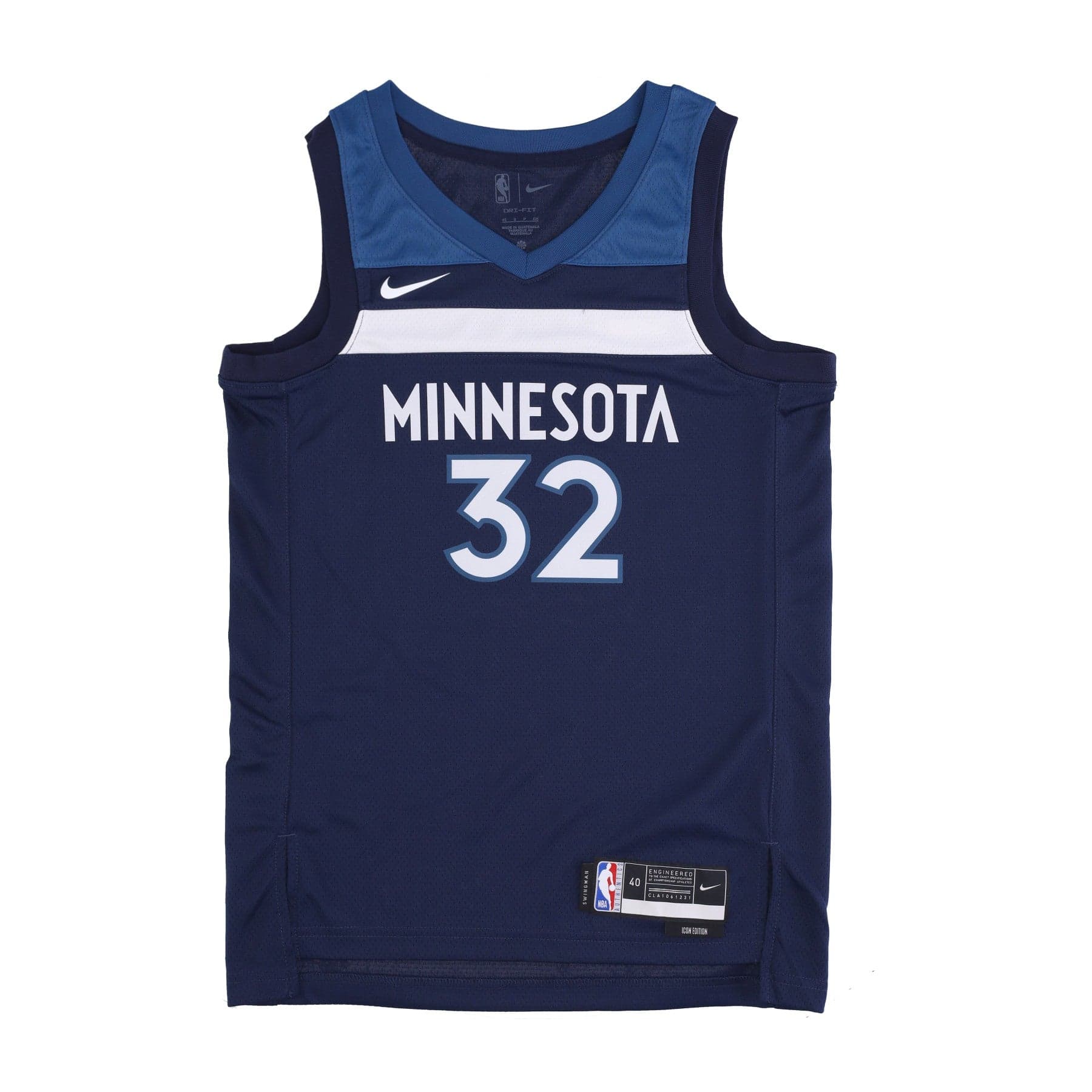 NIKE NBA Canotta Basket Uomo Nba Dri-fit Swingman Jersey Icon Edition 22 No 32 Karl-anthony Towns Mintim College Navy - 5