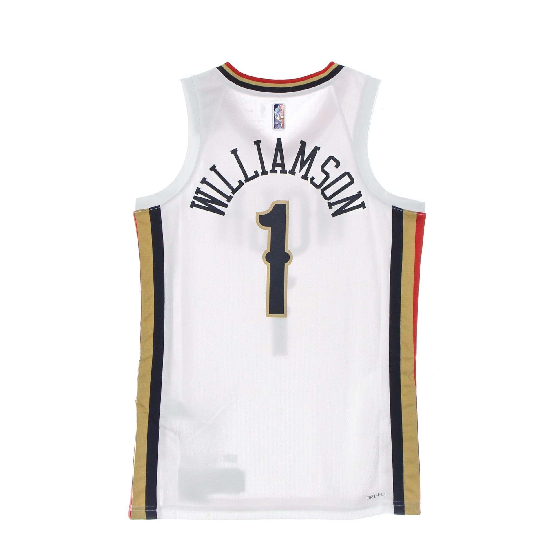 NIKE NBA Canotta Basket Uomo Nba Dri Fit Swingman Jersey City Edition 21 No 1 Zion Williamson Neopel White/club Gold - 5