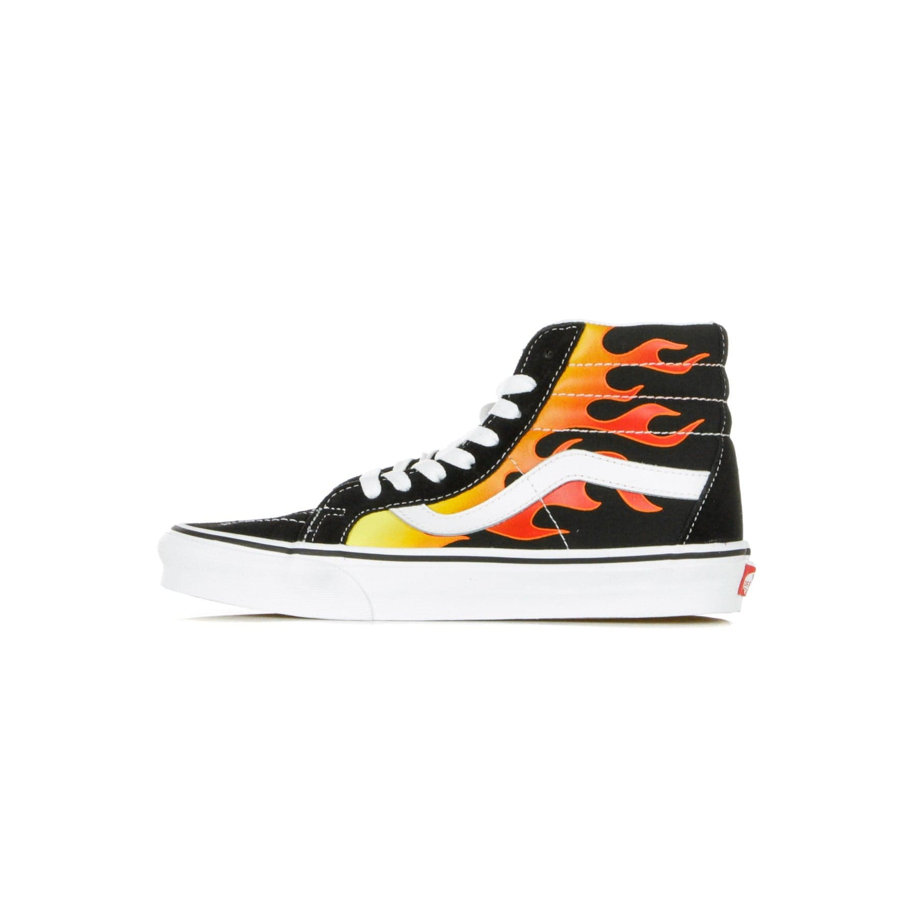 VANS Scarpa Alta Uomo Sk8-hi Reissue (flame) Black/black/true White - 13
