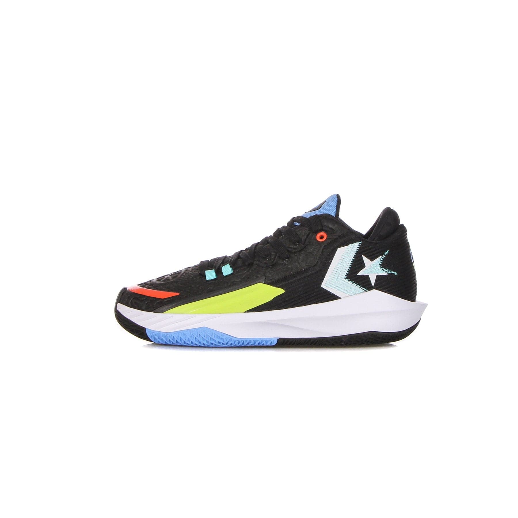 CONVERSE Scarpa Basket Uomo All Star Bb Jet Black/kinetic Blue/poppy Glow - 15