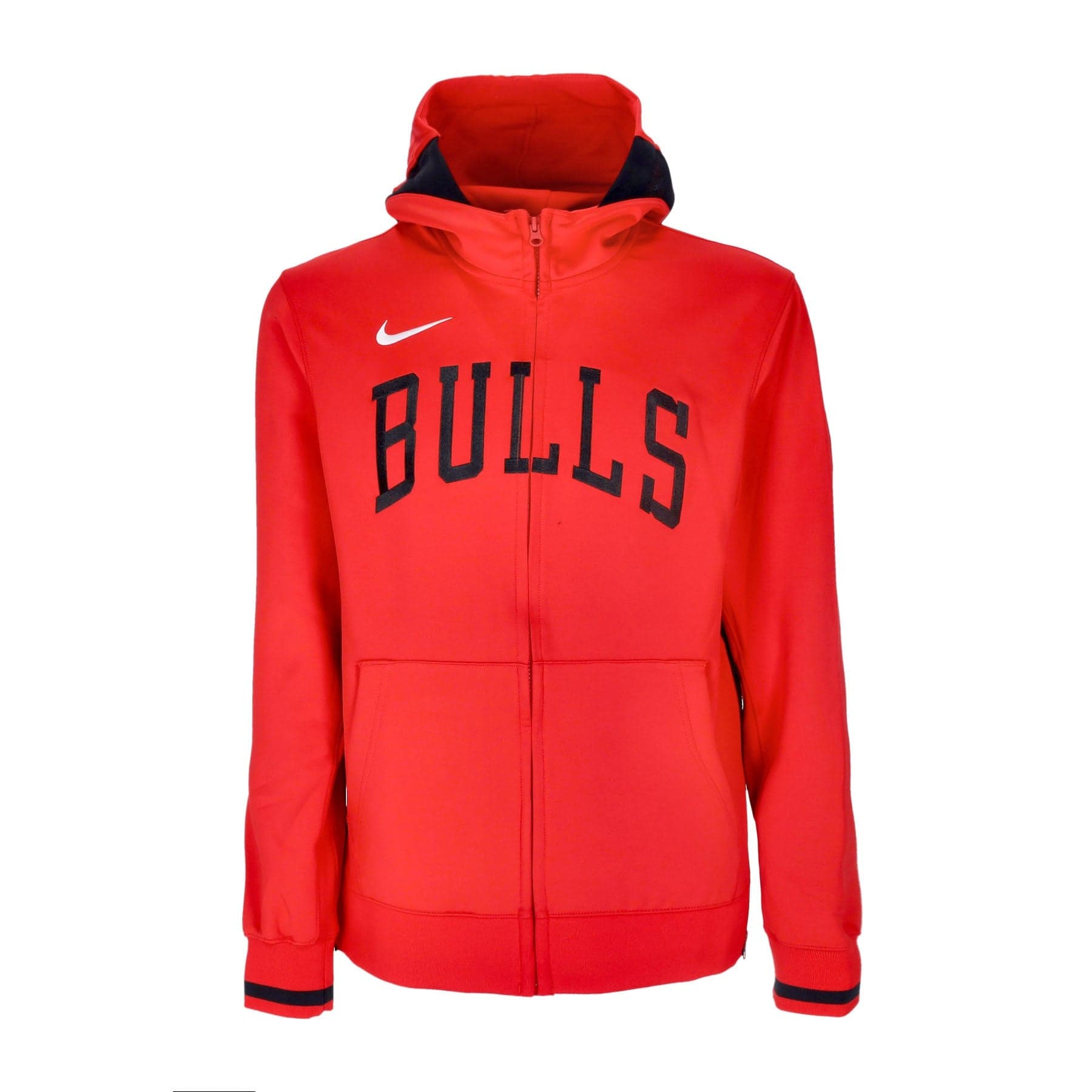 NIKE NBA Felpa Leggera Cappuccio Zip Uomo Nba Dri-fit Showtime Full-zip Hoodie Chibul University Red/black/white - 3