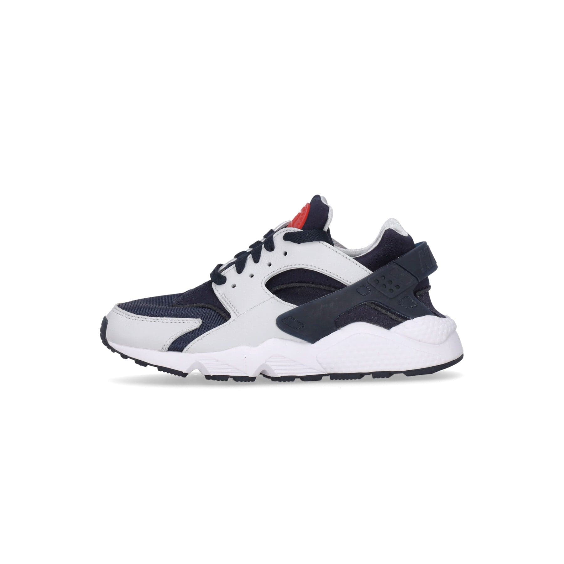 Nike Scarpa Bassa Uomo Air Huarache Dark Obsidian/track Red/photon Dust - 7